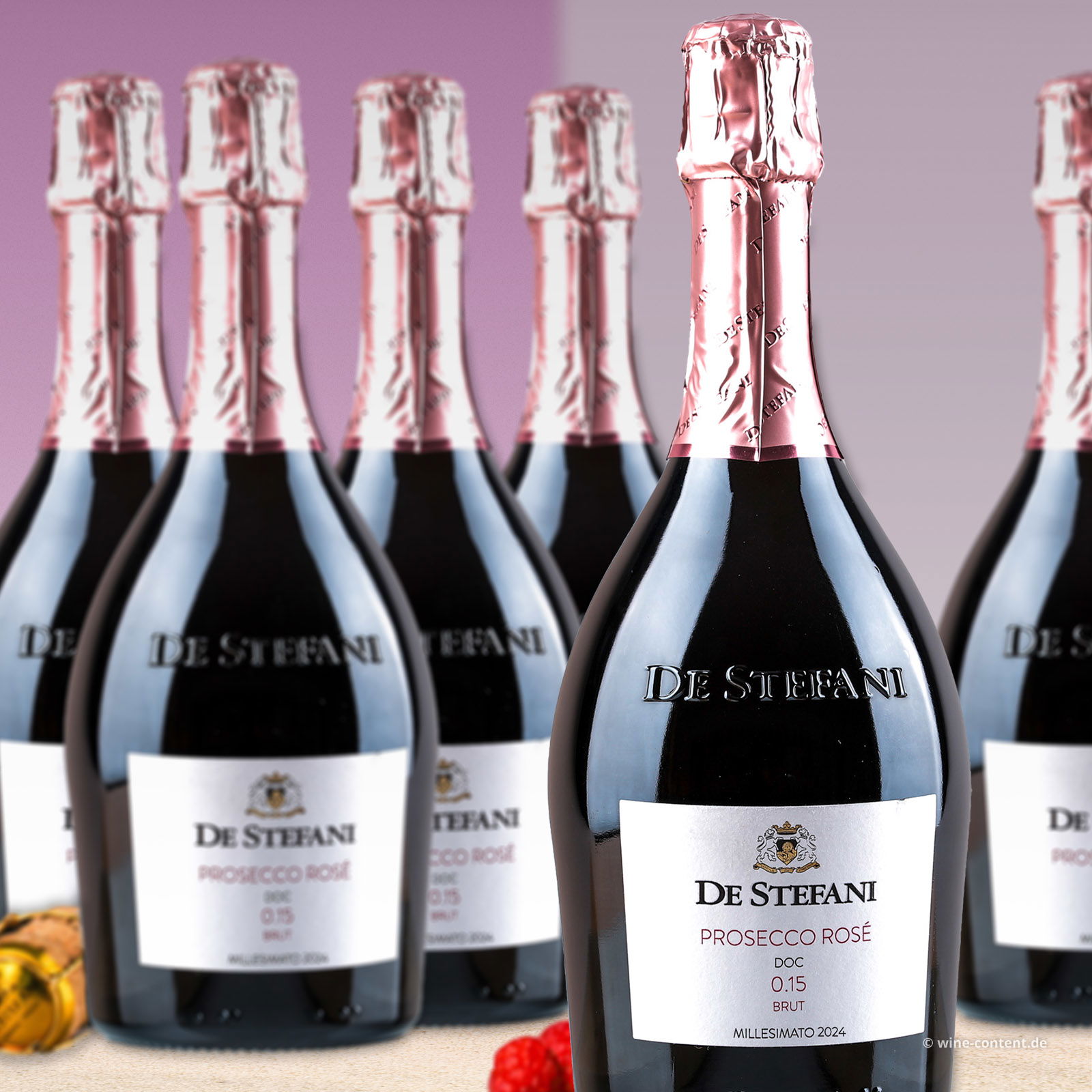 6er-Sparpaket Prosecco Rosé 2024 0.15 Brut