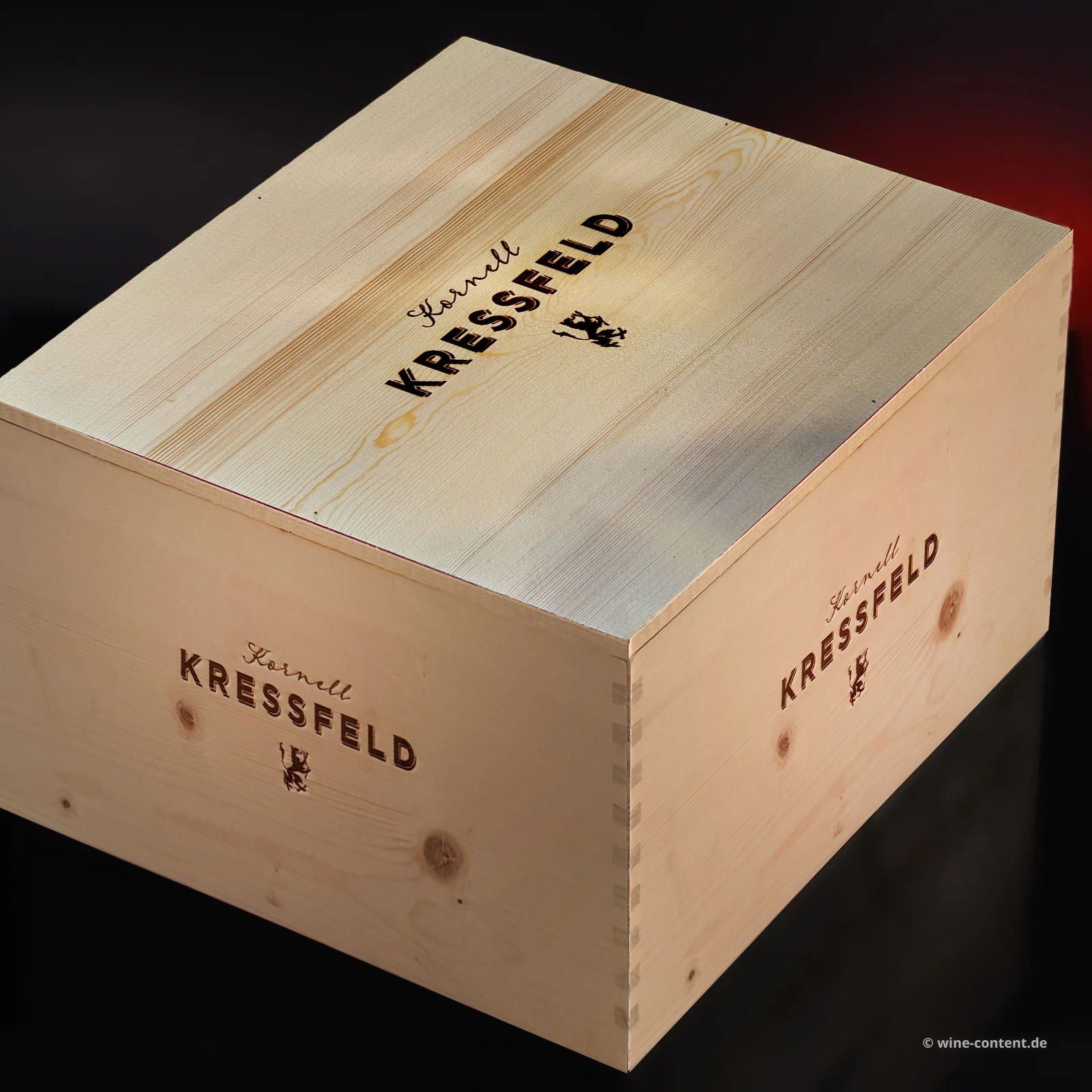 6er-Holzkiste Merlot Riserva 2018 Vigna Kressfeld