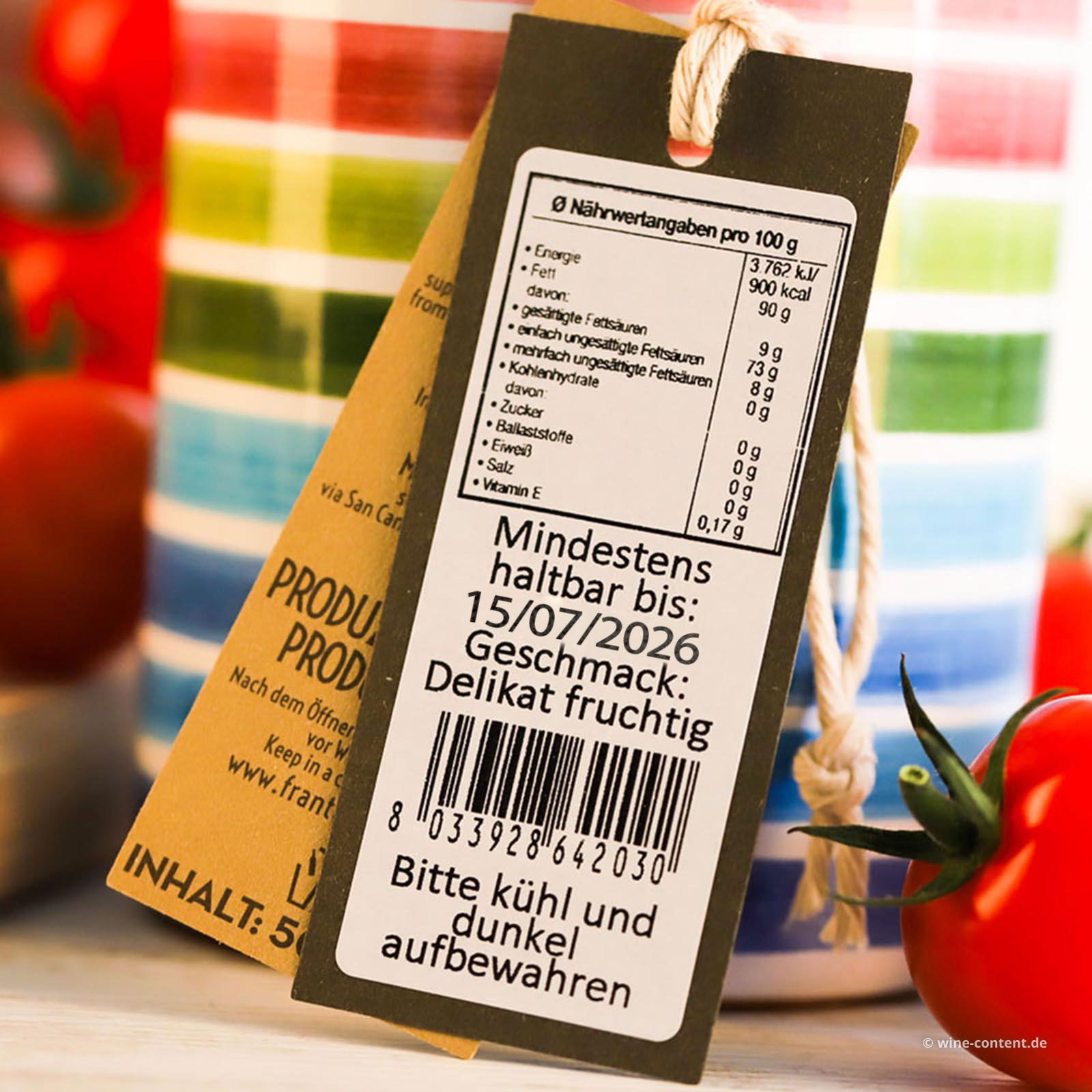 0,5 L Olivenöl Extra Vergine 2024 Fruttato Medio Rainbow