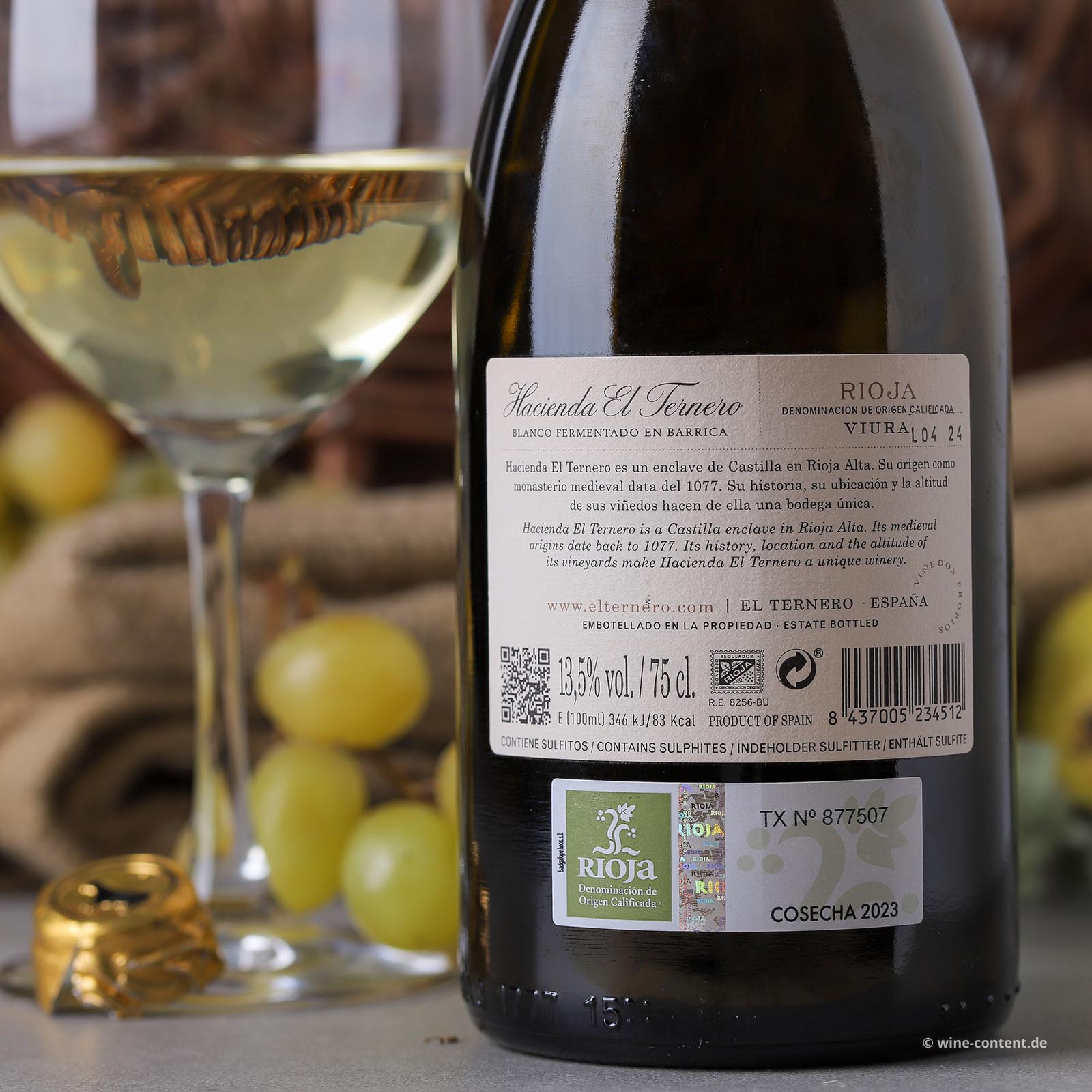 Rioja Blanco 2023 Fermentado en Barrica Rioja Blanco 2023 Fermentado en Barrica