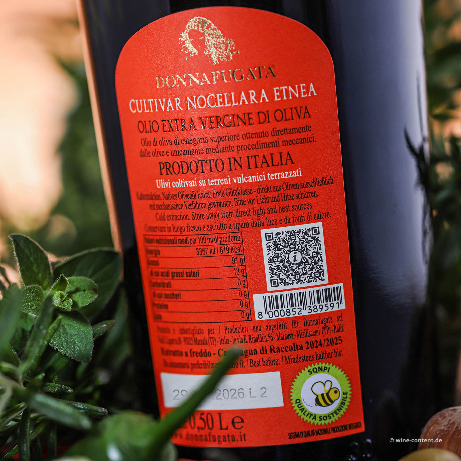 0,5 L Olivenöl Extra Vergine 2024 Nocellara