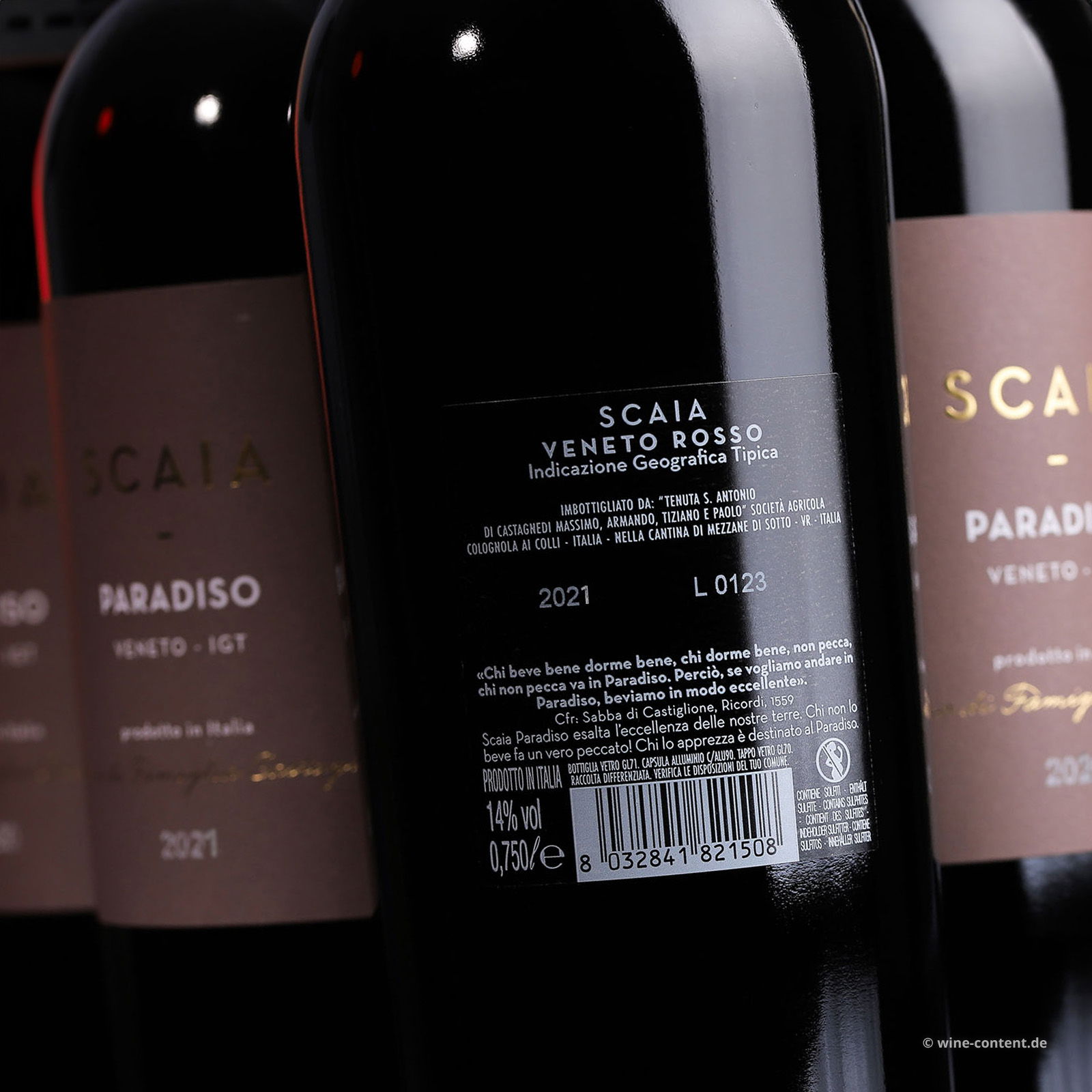 6er-Sparpaket Scaia Rosso 2021 Paradiso