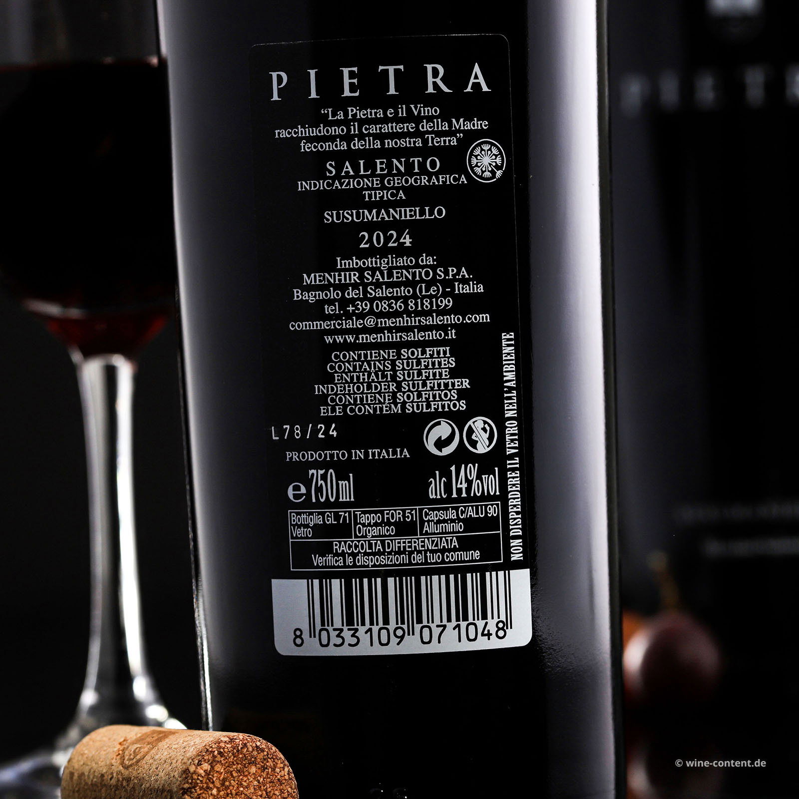 Susumaniello Salento 2024 Pietra