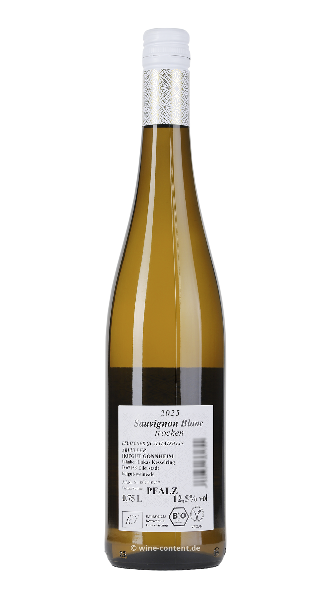 6er-Sparpaket Sauvignon Blanc 2025 Gönnheim Bio