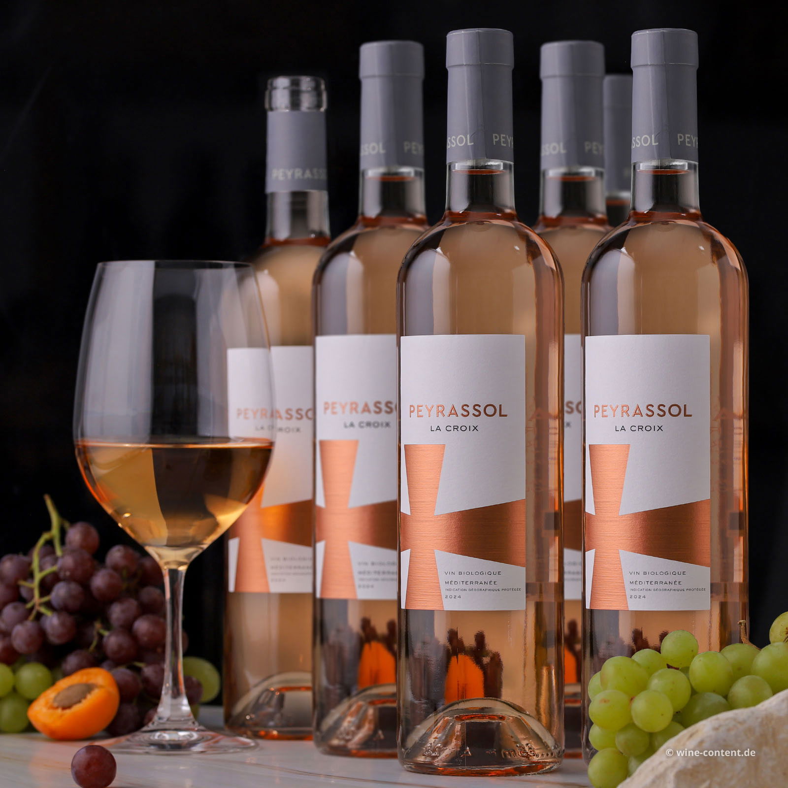 6er-Sparpaket Méditerranée Rosé 2024 La Croix Bio