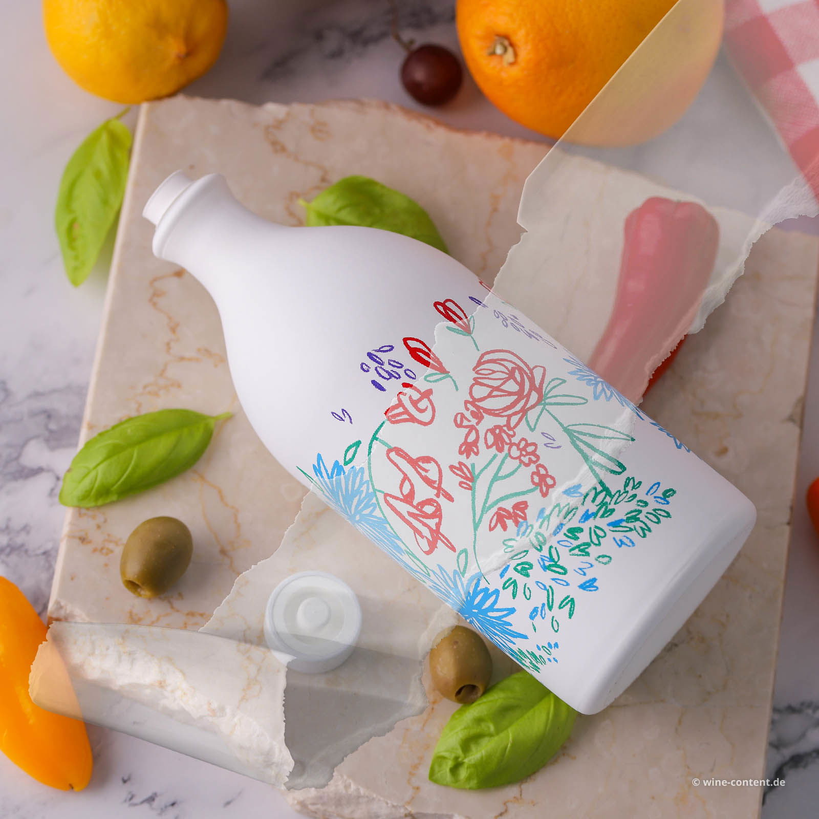 0,5 L Olivenöl Extra Vergine 2024 Fruttato Intenso Coolors Fiorato (Lagerschaden)