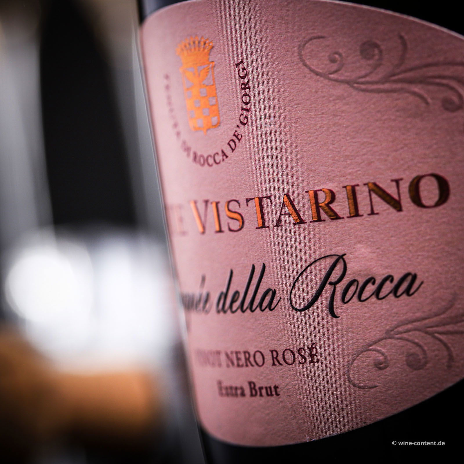 Spumante Rosé Pinot Nero Saignée della Rocca Extra Brut Spumante Rosé Pinot Nero Saignée della Rocca Extra Brut