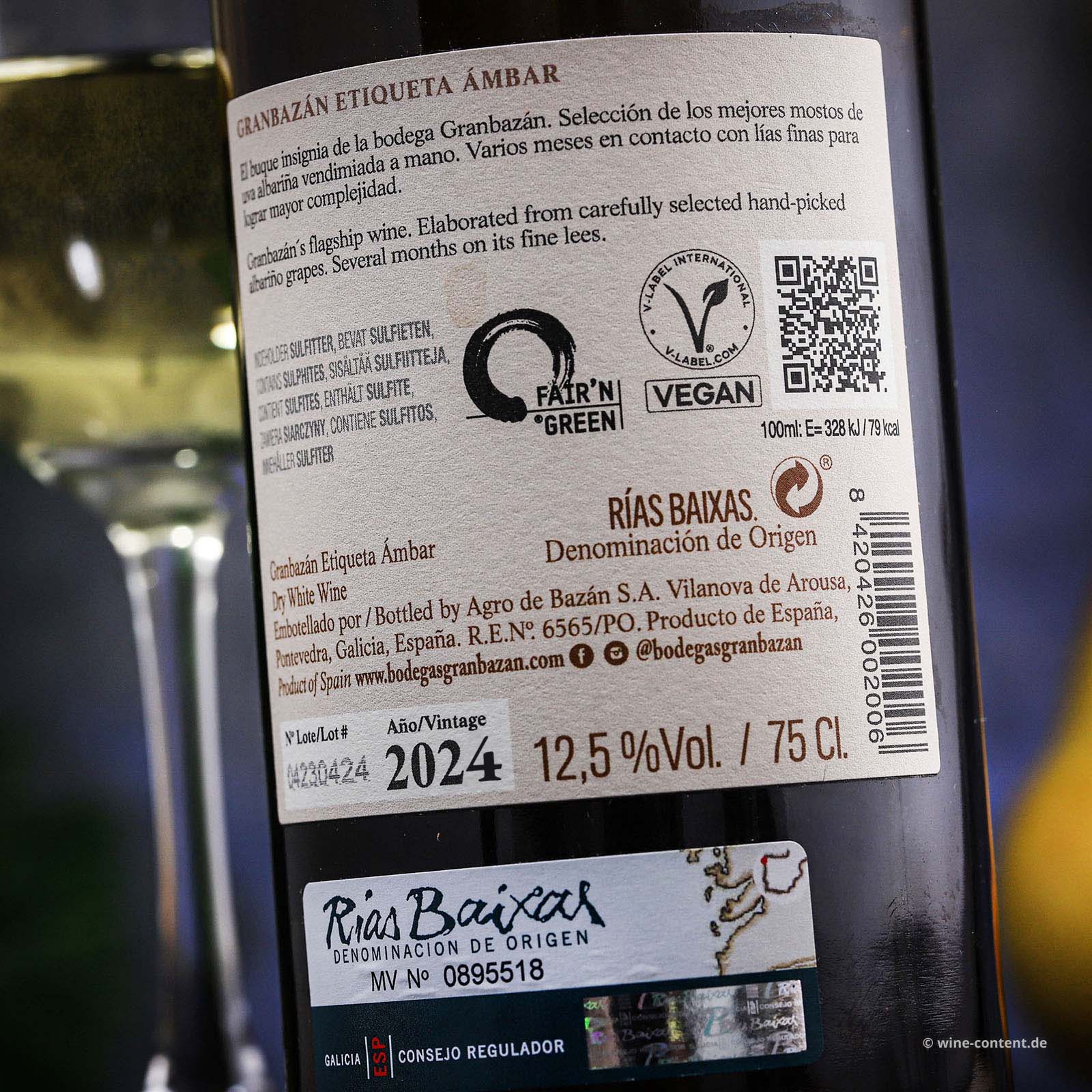Albariño 2024 Etiqueta Ámbar Albariño 2024 Etiqueta Ámbar