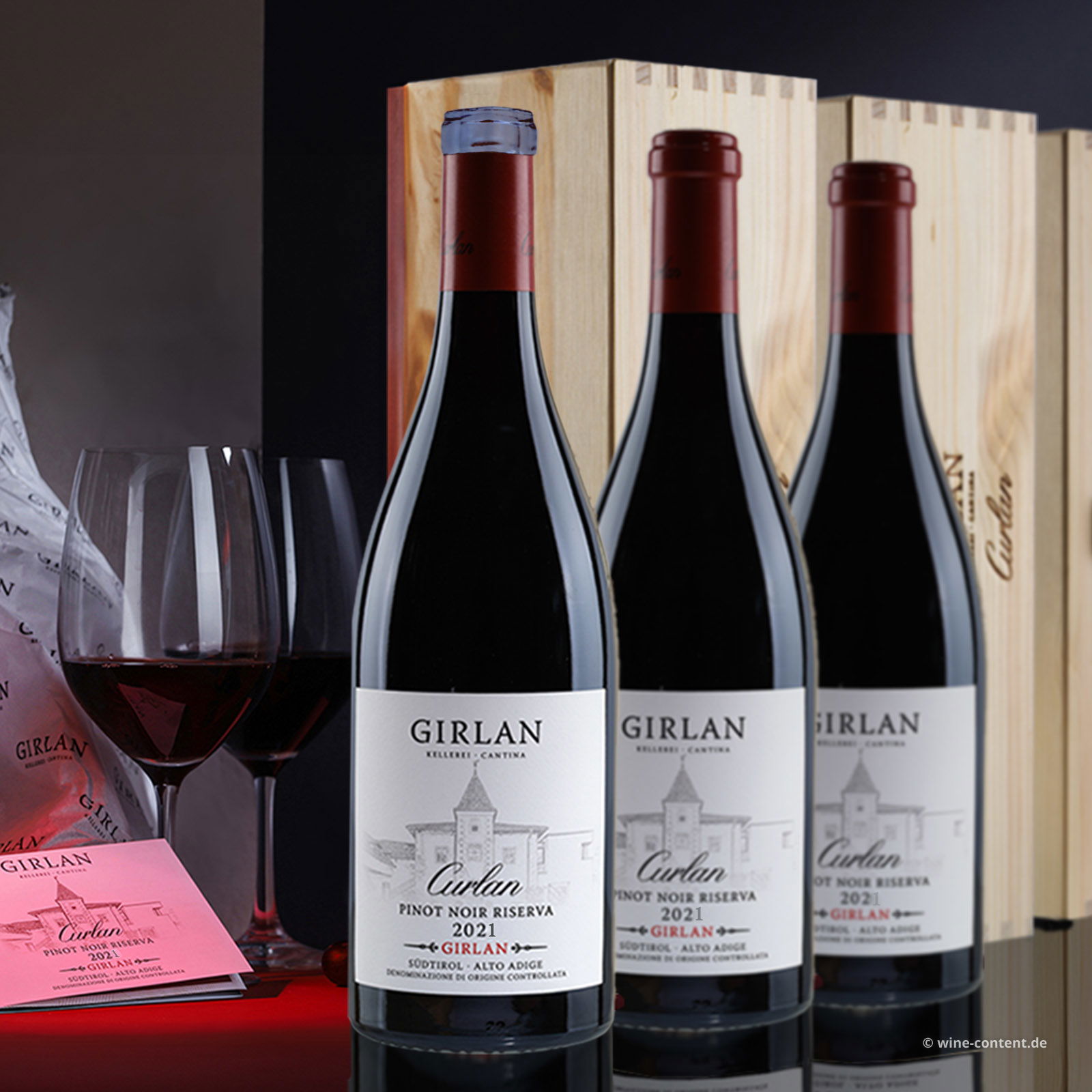 3er-Paket Pinot Noir Riserva 2021 Curlan 3er-Paket Pinot Noir Riserva 2021 Curlan