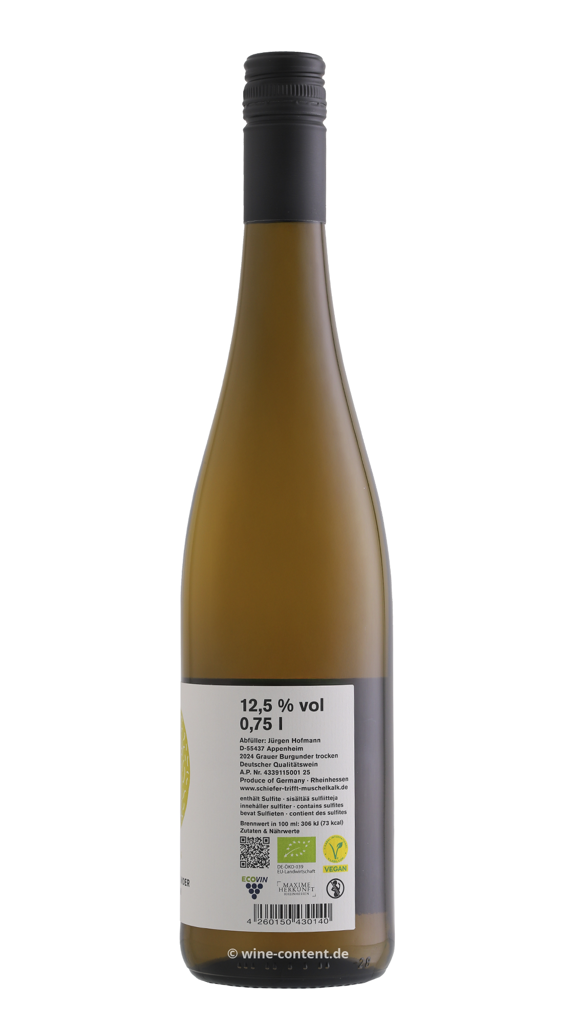 Grauer Burgunder 2024 Kussmund Bio