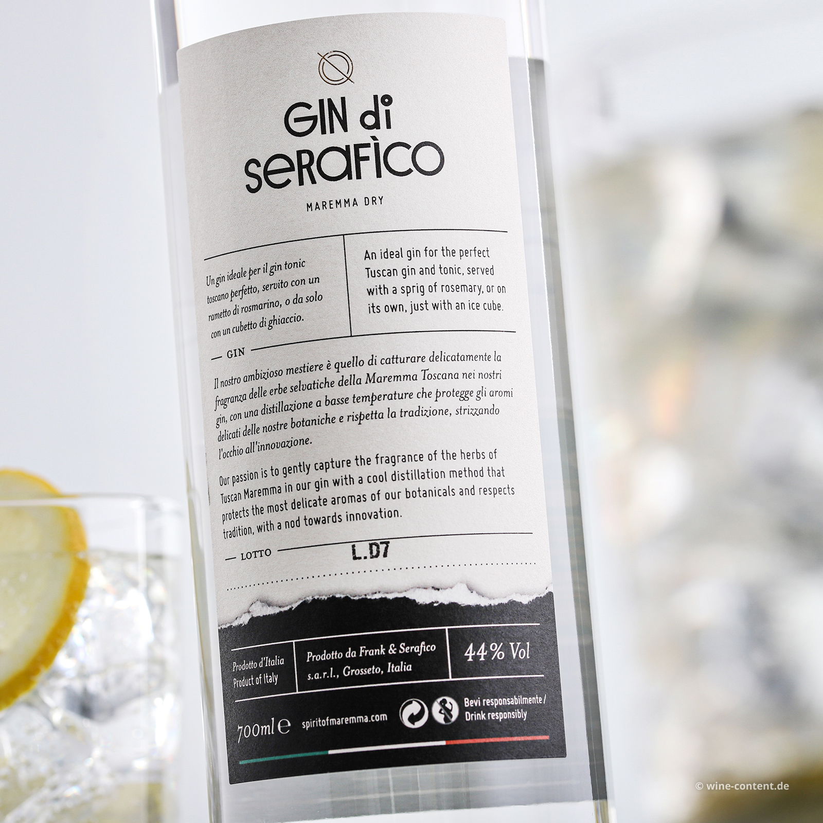 Gin di Serafico Maremma Dry