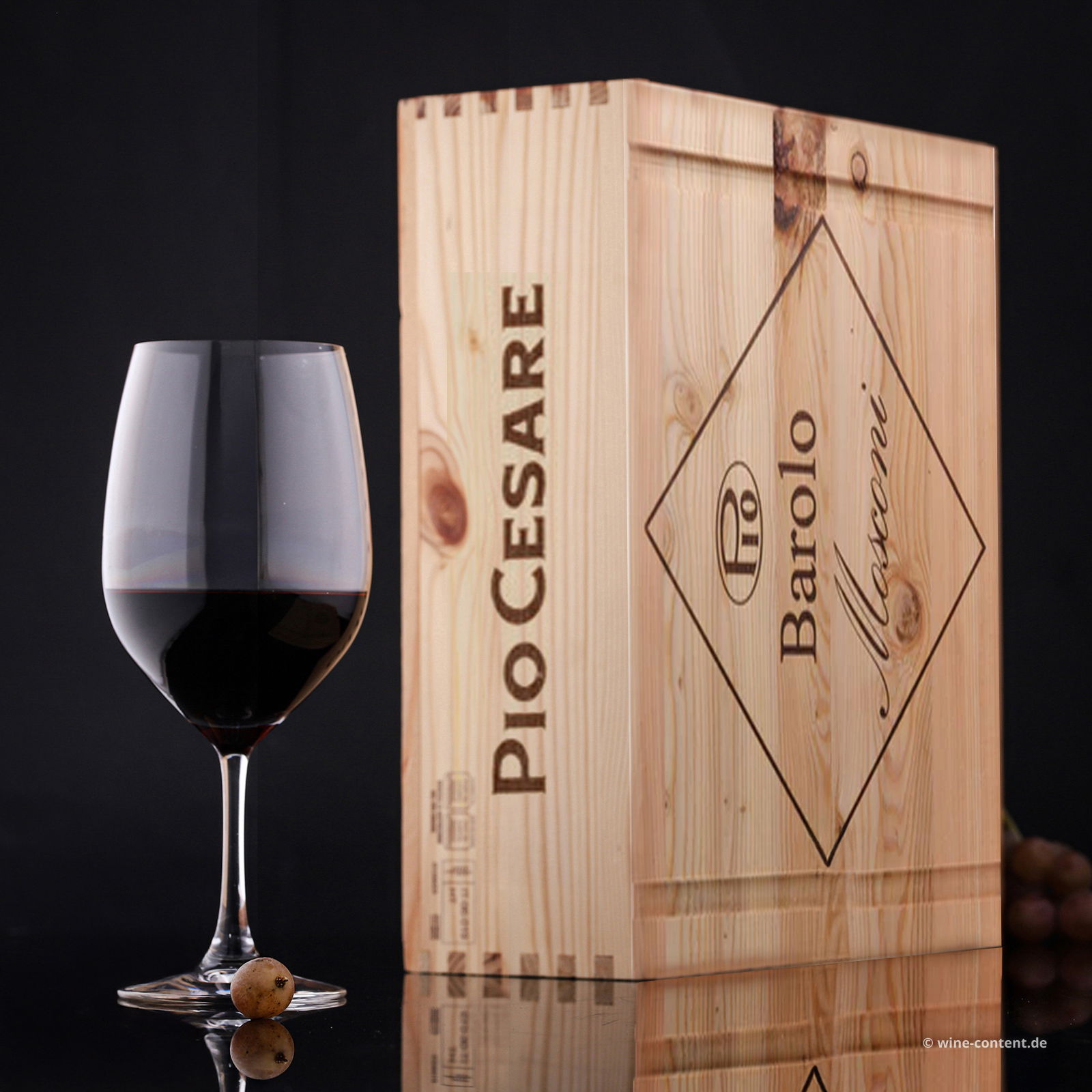3er-Holzkiste Barolo 2021 Mosconi