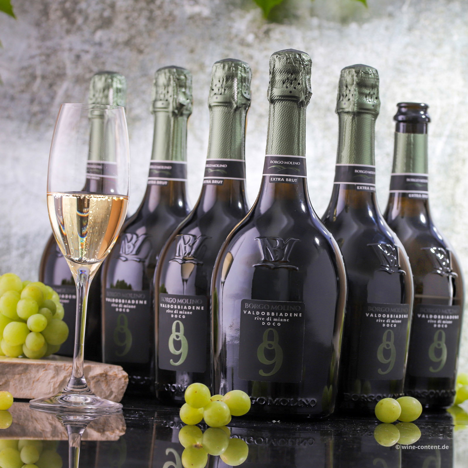 6er-Sparpaket  Prosecco Superiore 2025 Rive di Miane Extra Brut