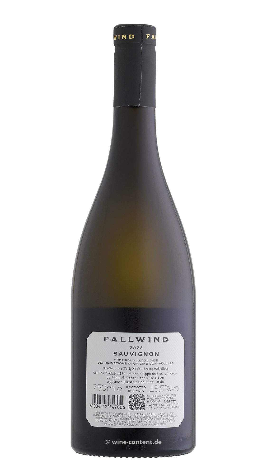 6er-Sparpaket Sauvignon Blanc 2025 Fallwind