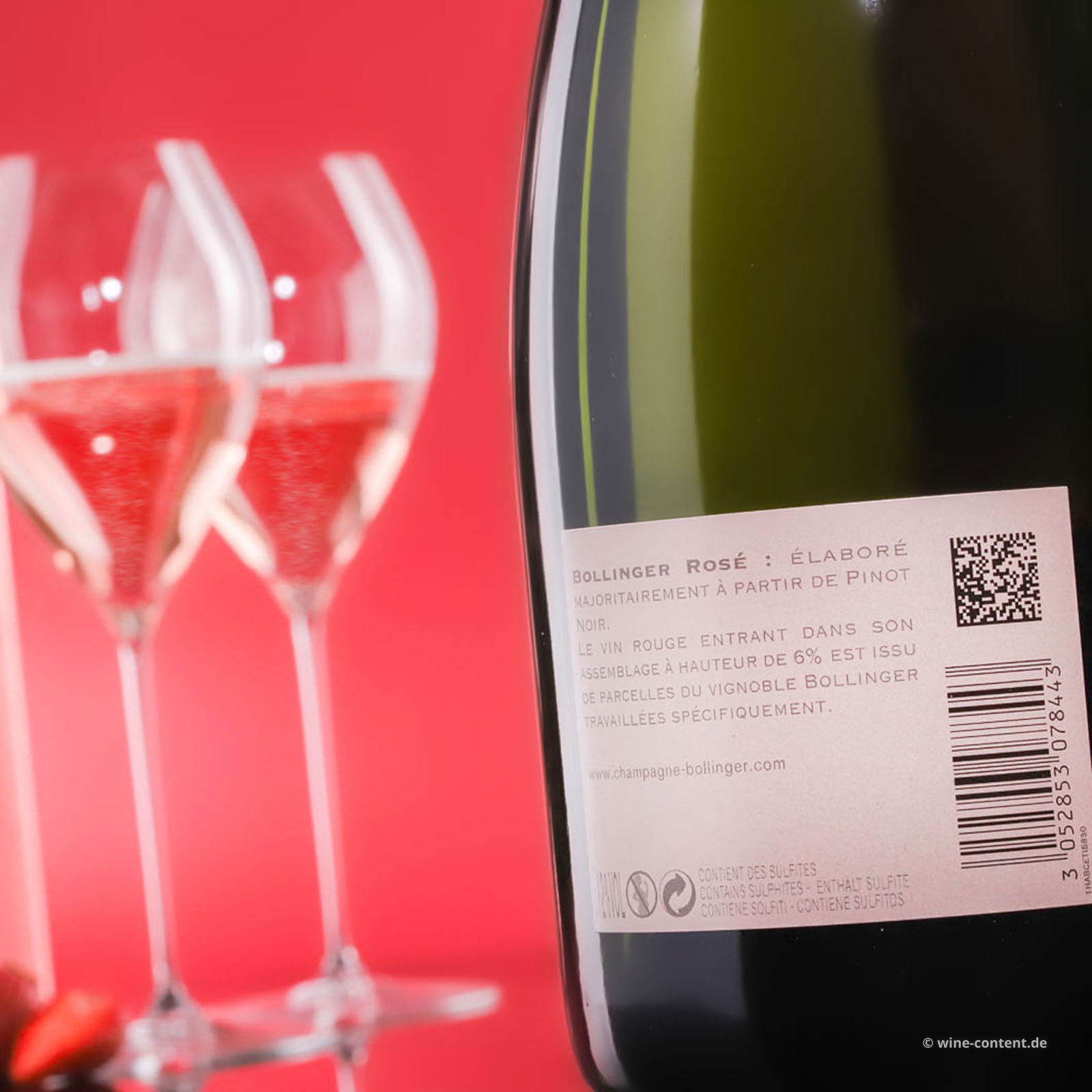 Champagner Rosé Brut mit Etui