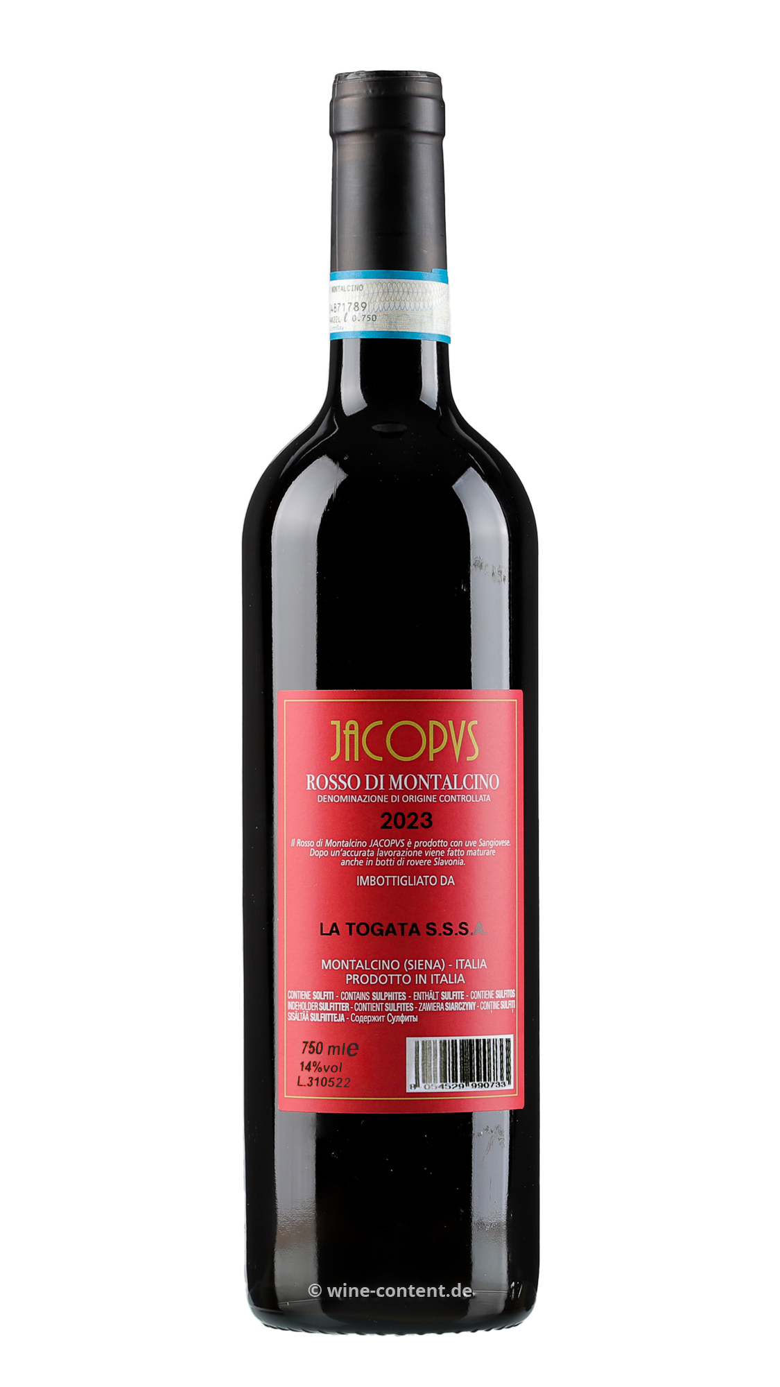 Rosso di Montalcino 2023 Jacopus