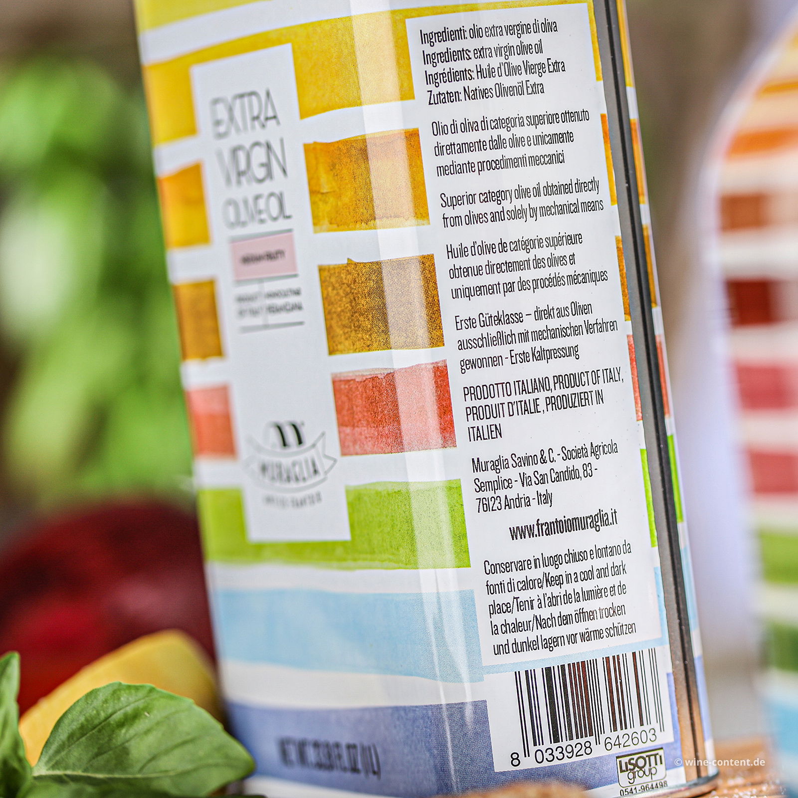 Duo Olivenöl 2024: 0,5 L Rainbow+ 1 L Kanister Fruttato Intenso