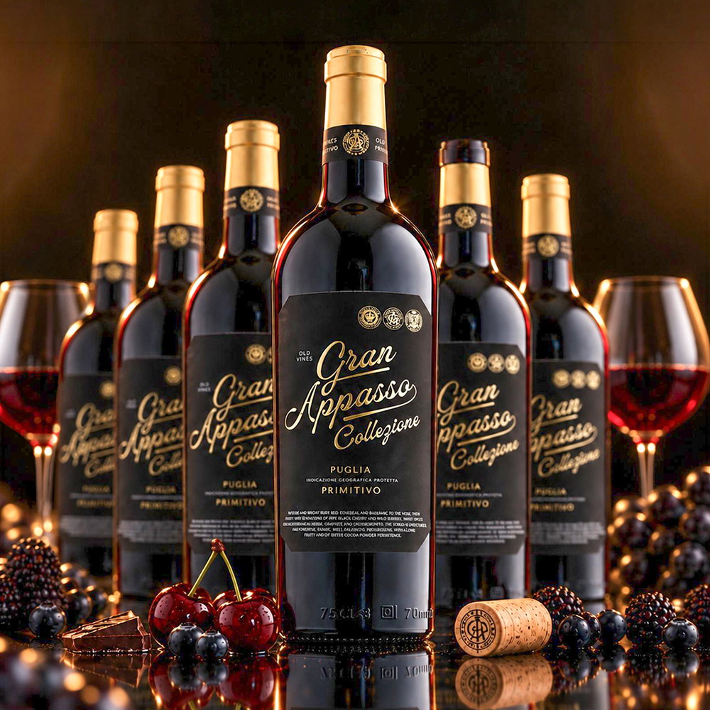 6er-Sparpaket Primitivo 2025 Gran Appasso Collezione