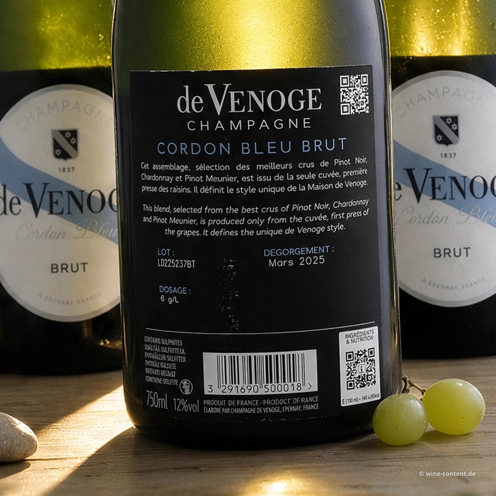 6er-Sparpaket Champagner Cordon Bleu Brut