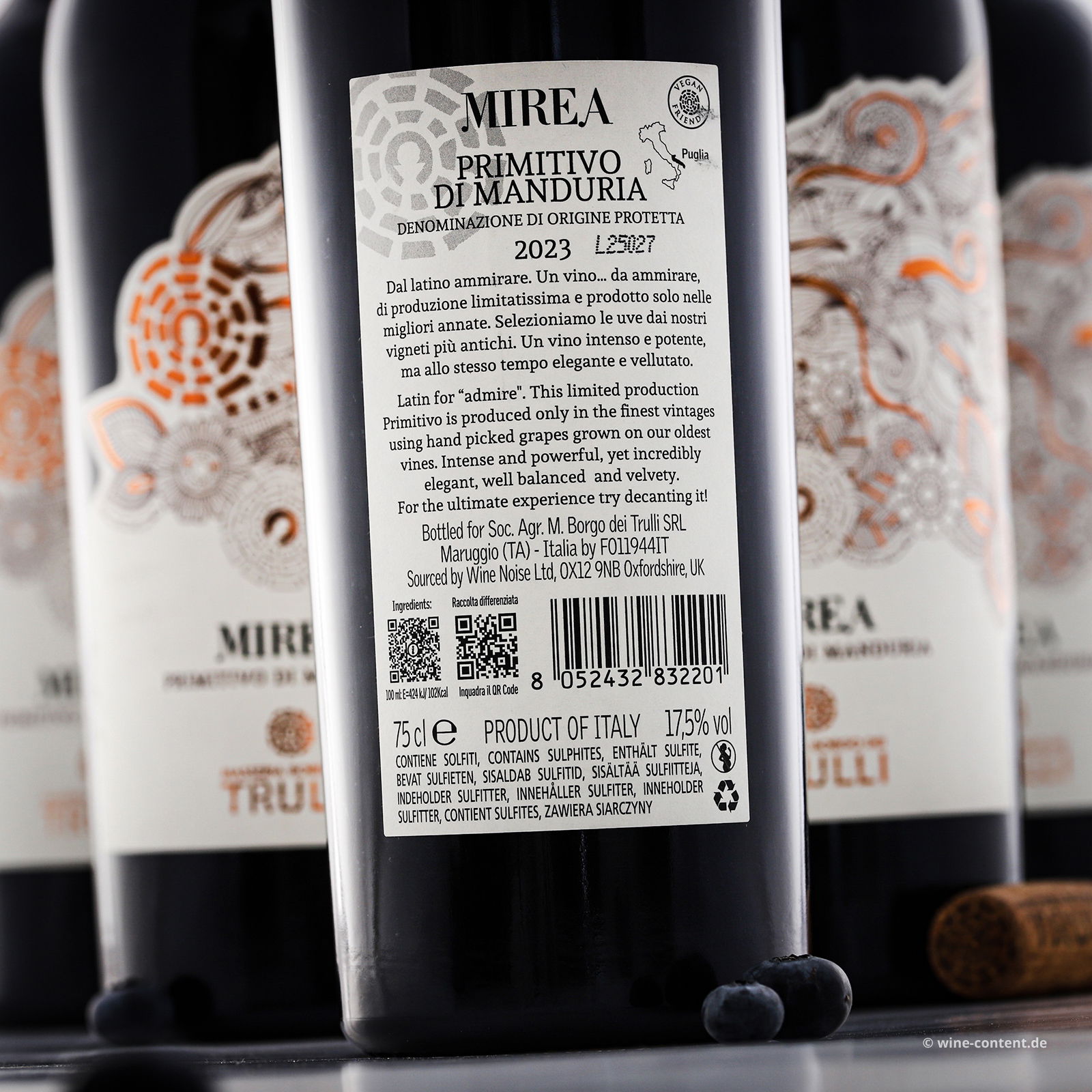 6er-Sparpaket Primitivo di Manduria 2023 Mirea 6er-Sparpaket Primitivo di Manduria 2023 Mirea