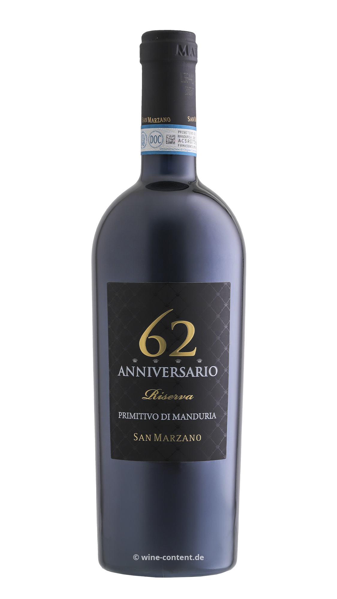 6er-Sparpaket Primitivo di Manduria Riserva 2019 Anniversario 62