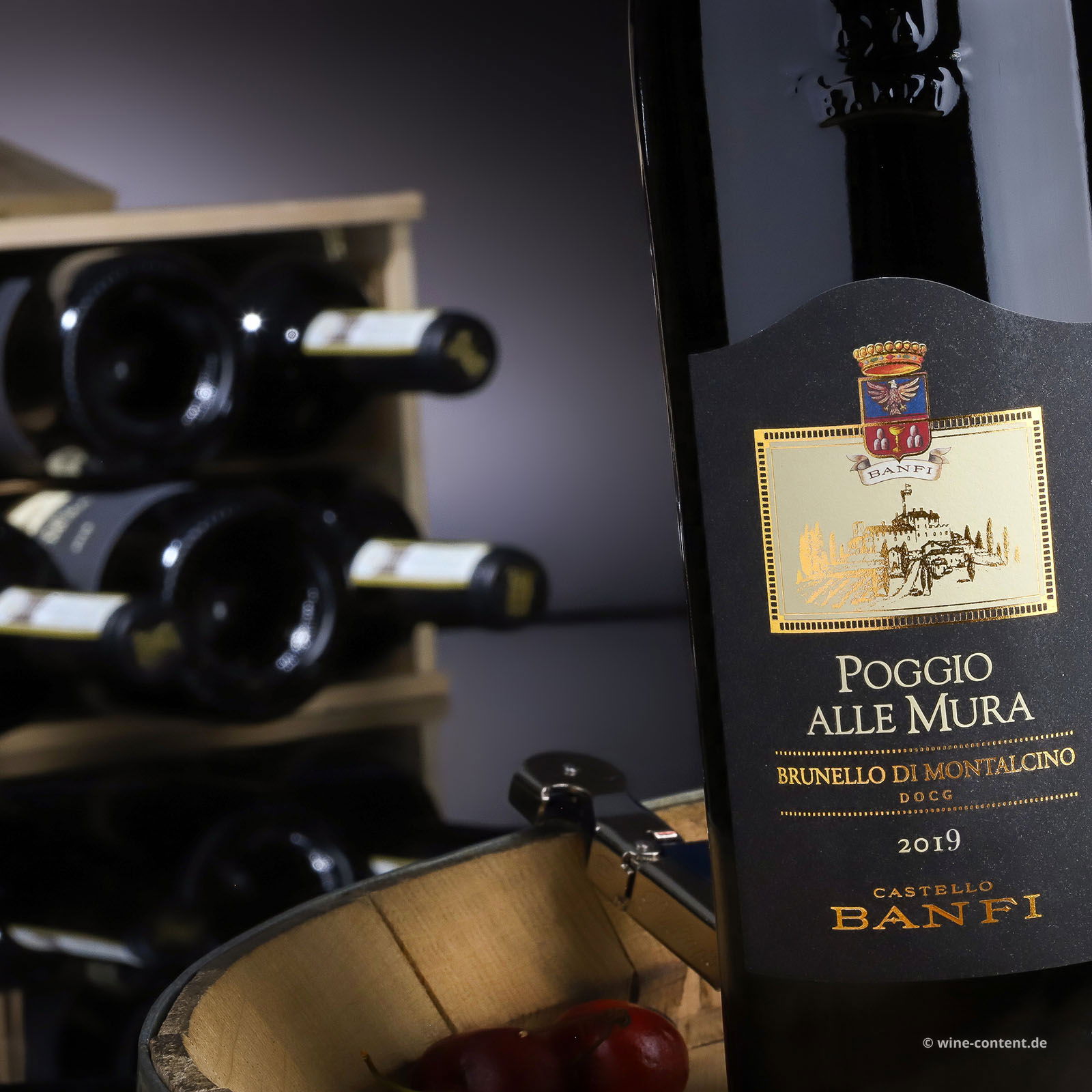 6er-Holzkiste Brunello di Montalcino 2019 Poggio alle Mura