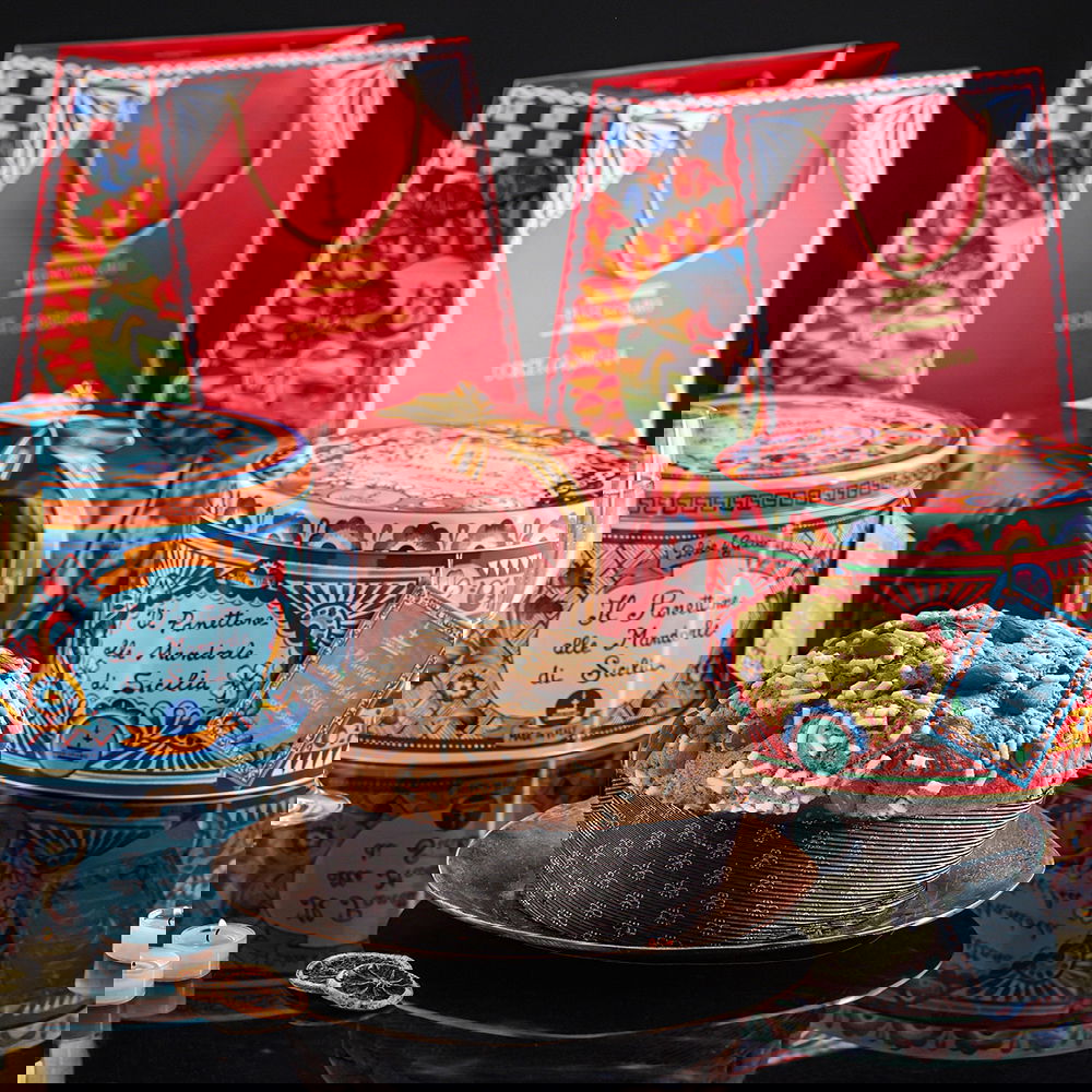 2x Panettone mit sizilianischen Mandeln Dolce & Gabbana 2x Panettone mit sizilianischen Mandeln Dolce & Gabbana