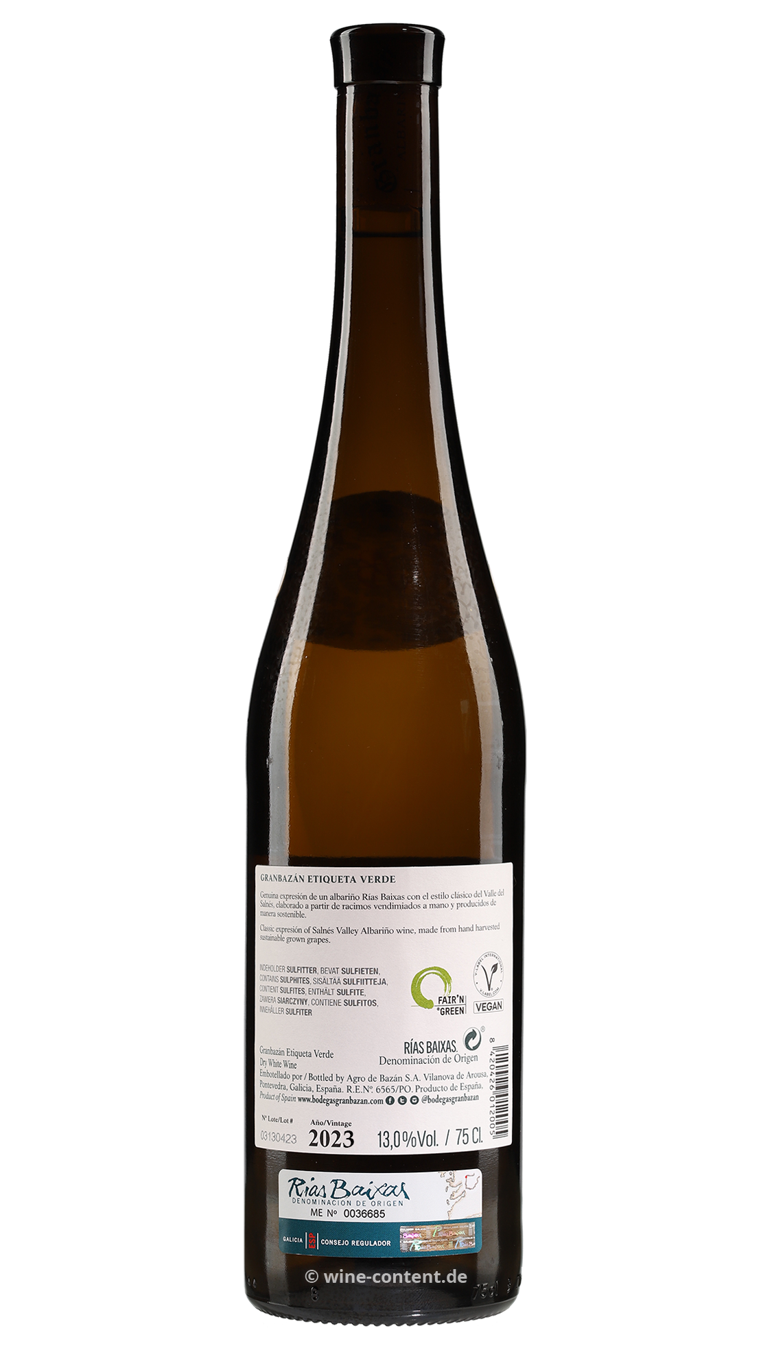 6er-Sparpaket Albariño 2023 Etiqueta Verde