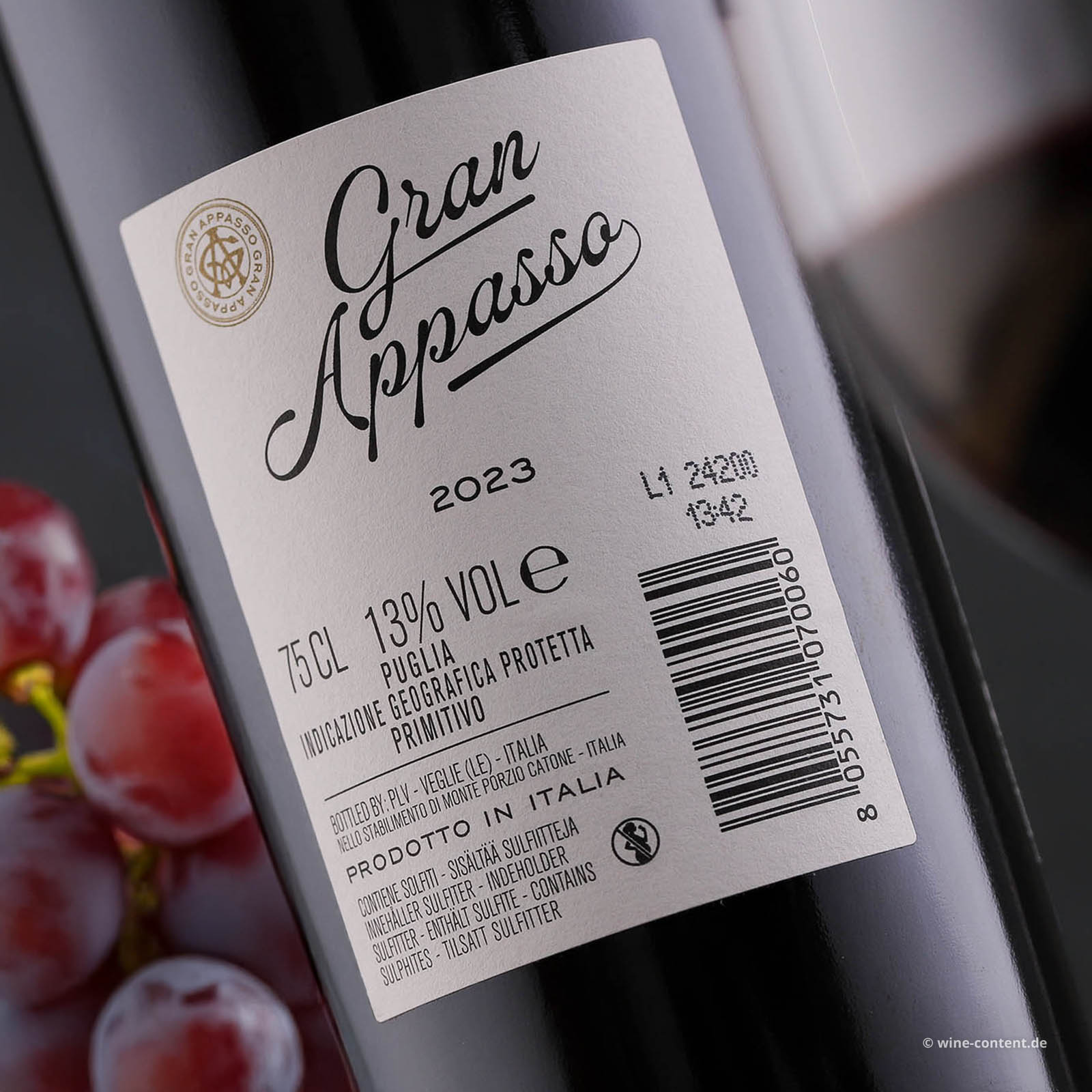 6er-Sparpaket Primitivo 2023 Gran Appasso 6er-Sparpaket Primitivo 2023 Gran Appasso
