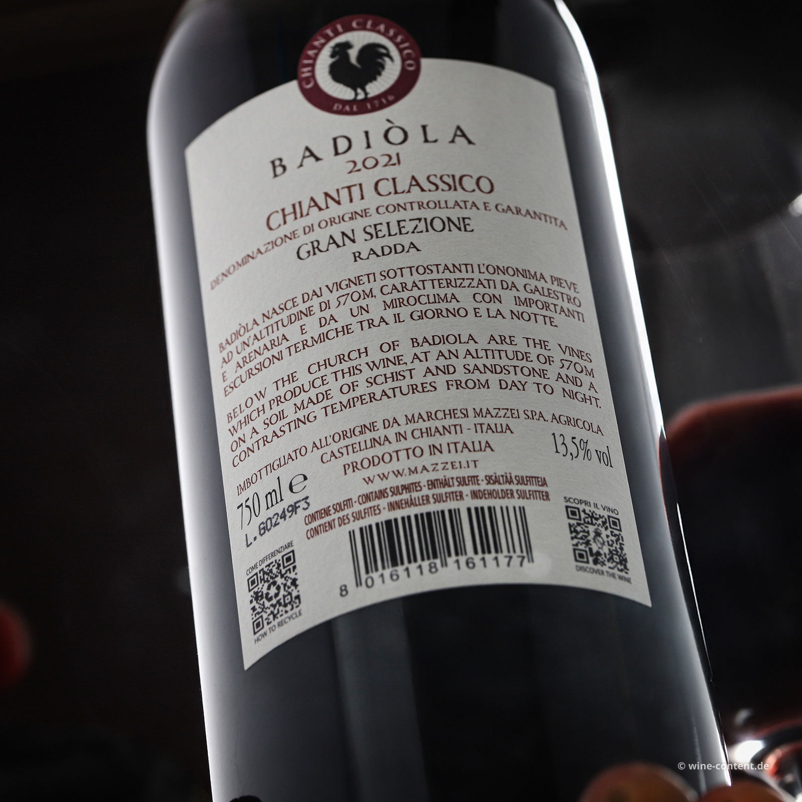Chianti Classico Gran Selezione 2021 Badiòla