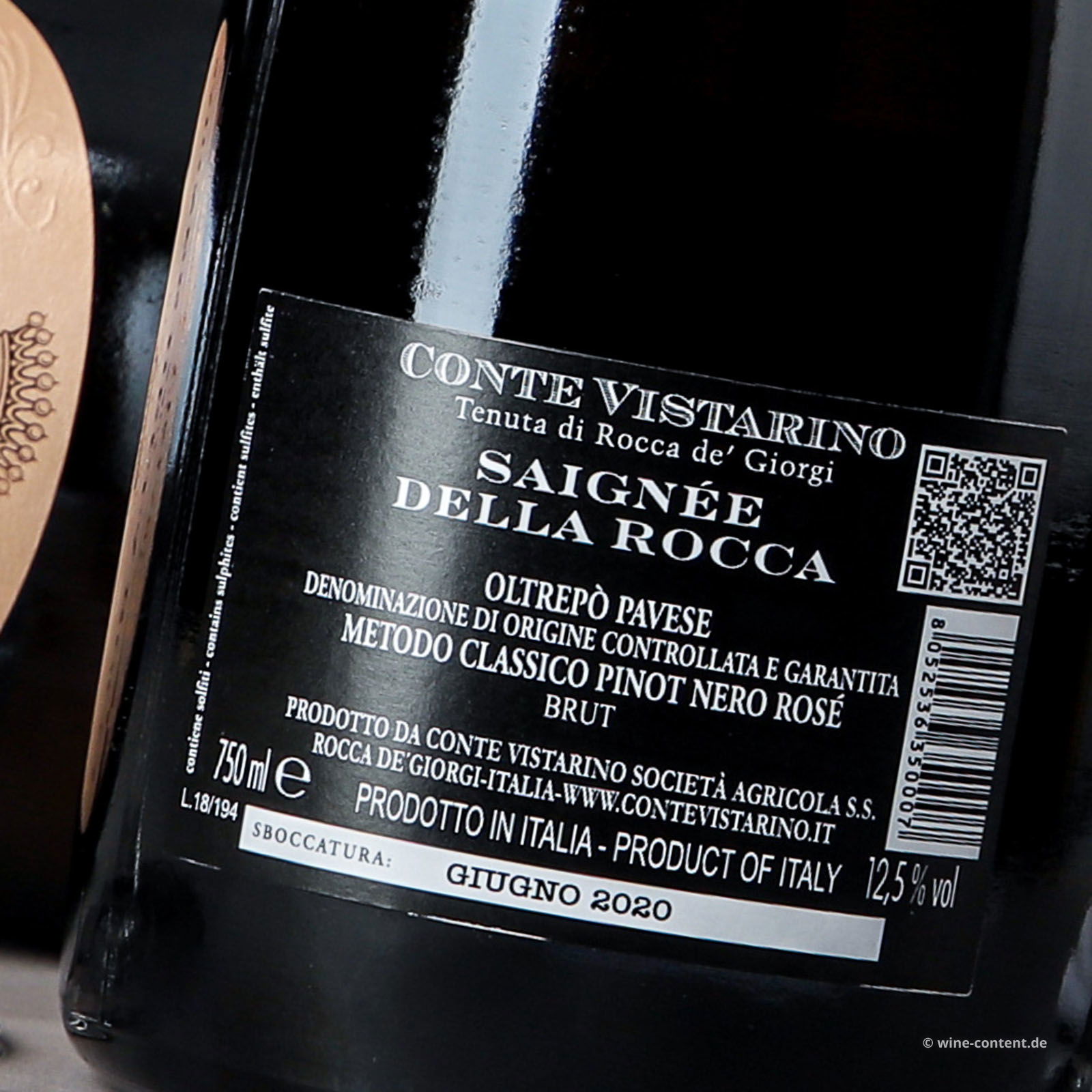 Spumante Rosé Saignée della Rocca Brut