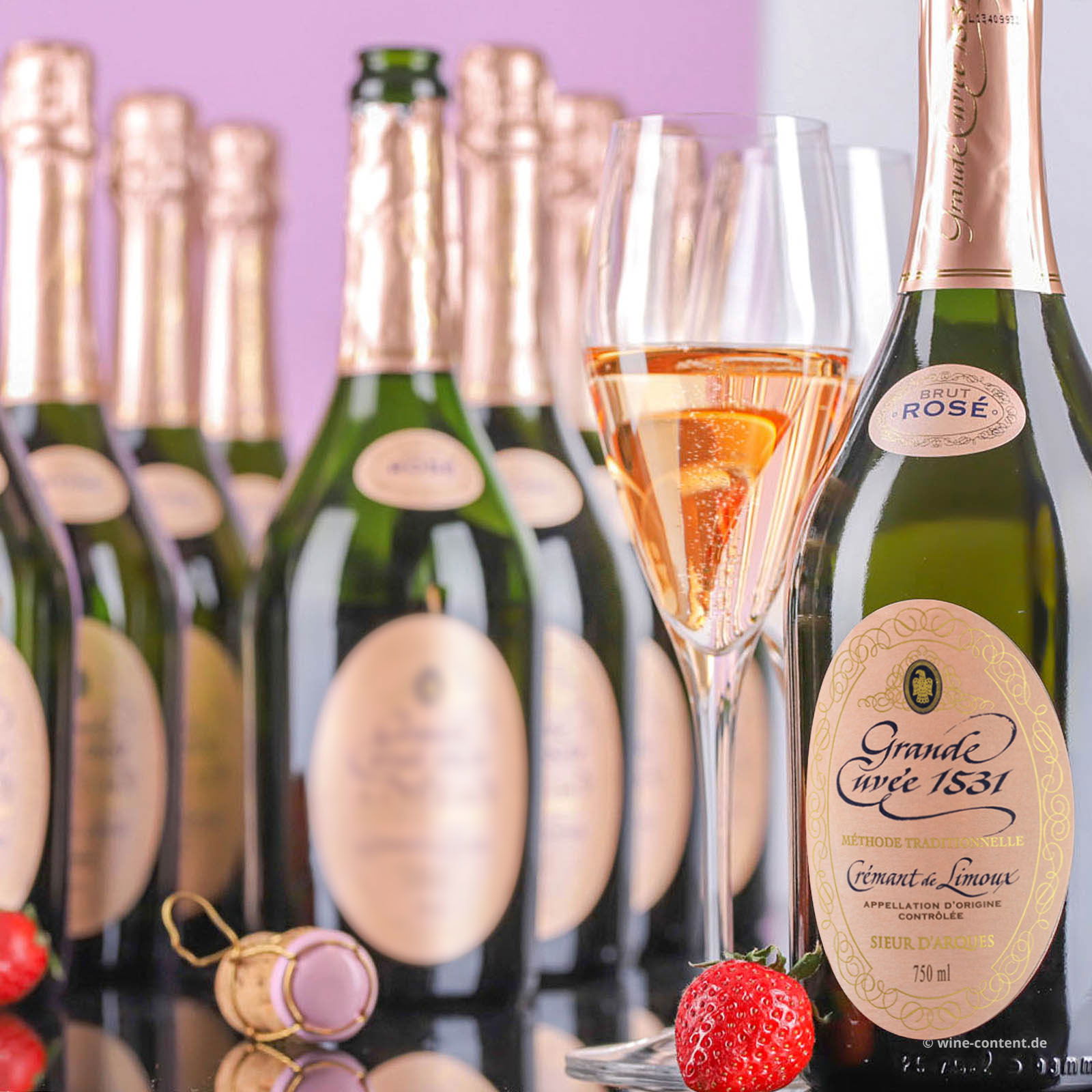 9er-Sparpaket Crémant de Limoux Rosé Grande Cuvée 1531 Brut