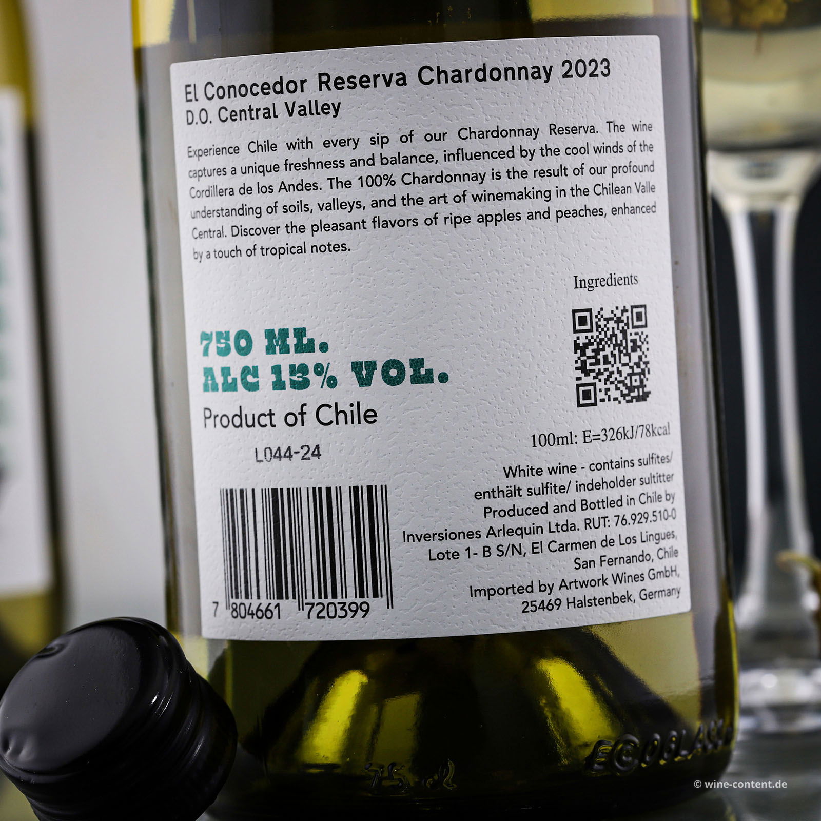 Chardonnay Reserva 2023 El Conocedor Chardonnay Reserva 2023 El Conocedor