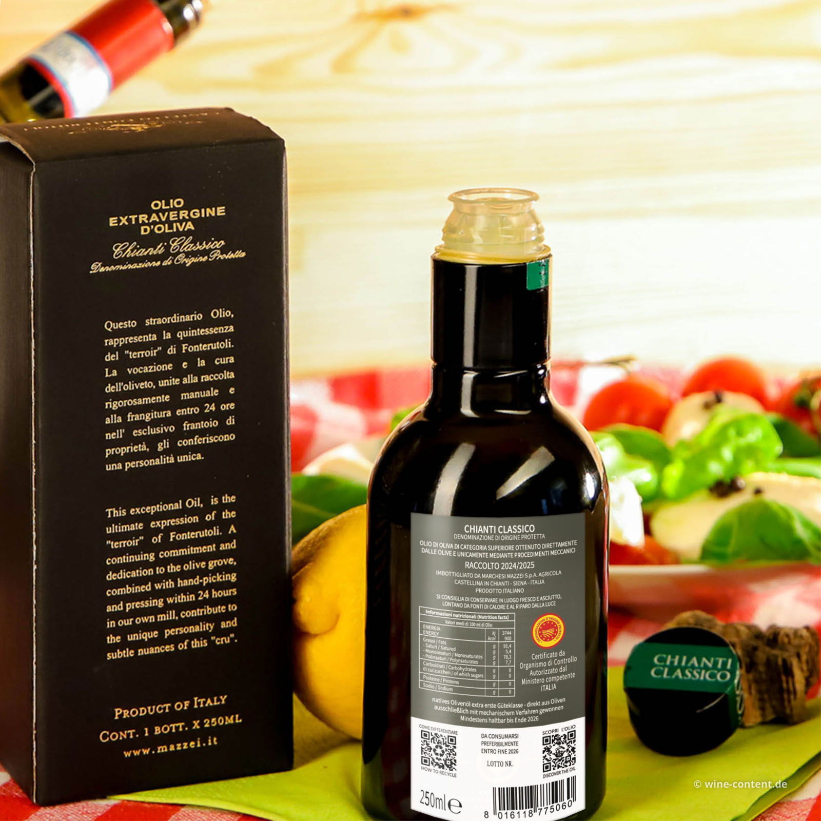 0,25 L Olivenöl Extra Vergine Chianti Classico 2024 Castello Fonterutoli