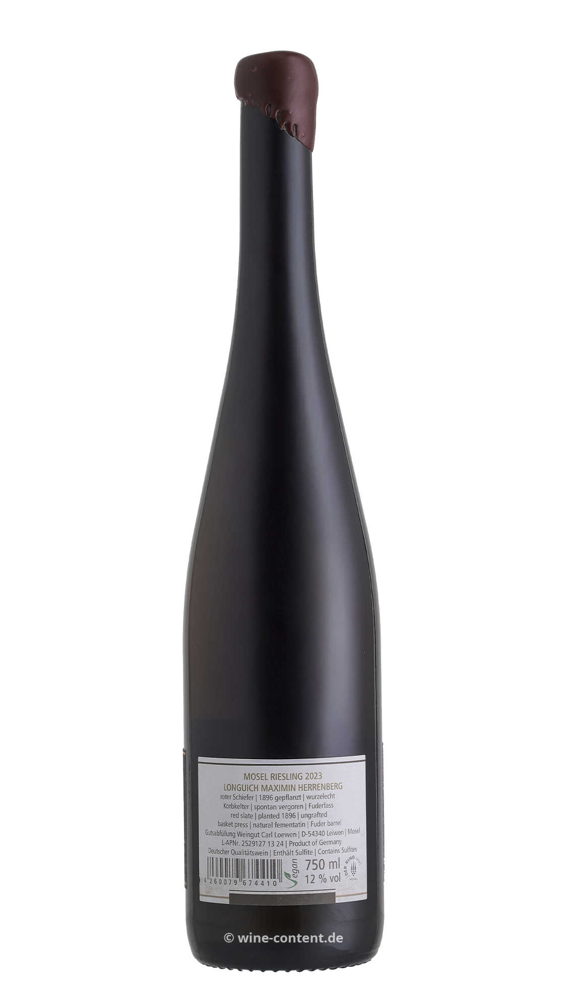6er-Holzkiste Riesling Erste Lage 2023 Maximin Herrenberg 1896 Black Label