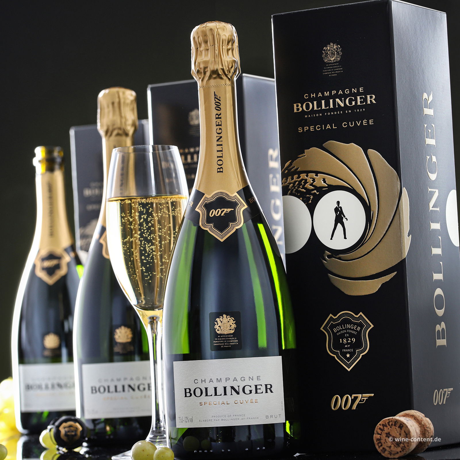 3er-Paket Champagner Special Cuvée Brut Limited Edition James Bond 007 3er-Paket Champagner Special Cuvée Brut Limited Edition James Bond 007