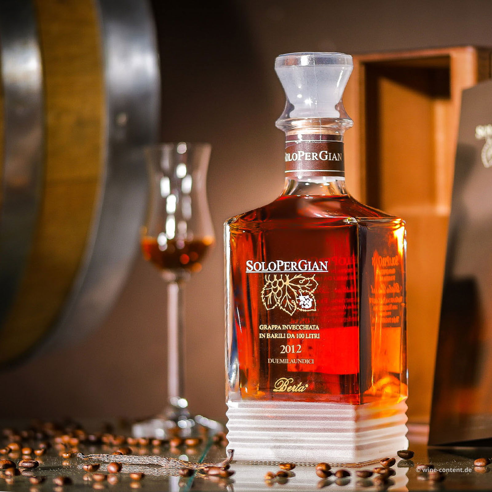 Grappa SoloPerGian 2012 - Fass 76