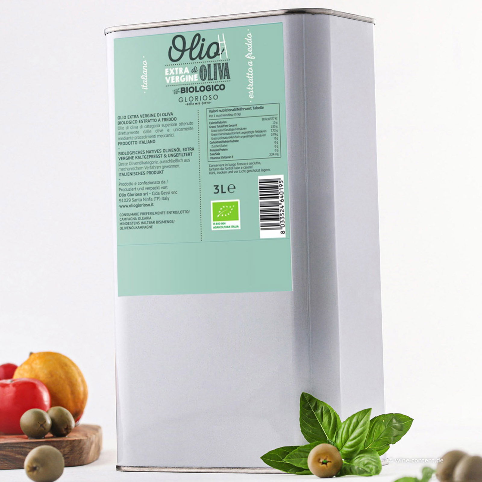 3 L Olivenöl Extra Vergine 2025 Bio