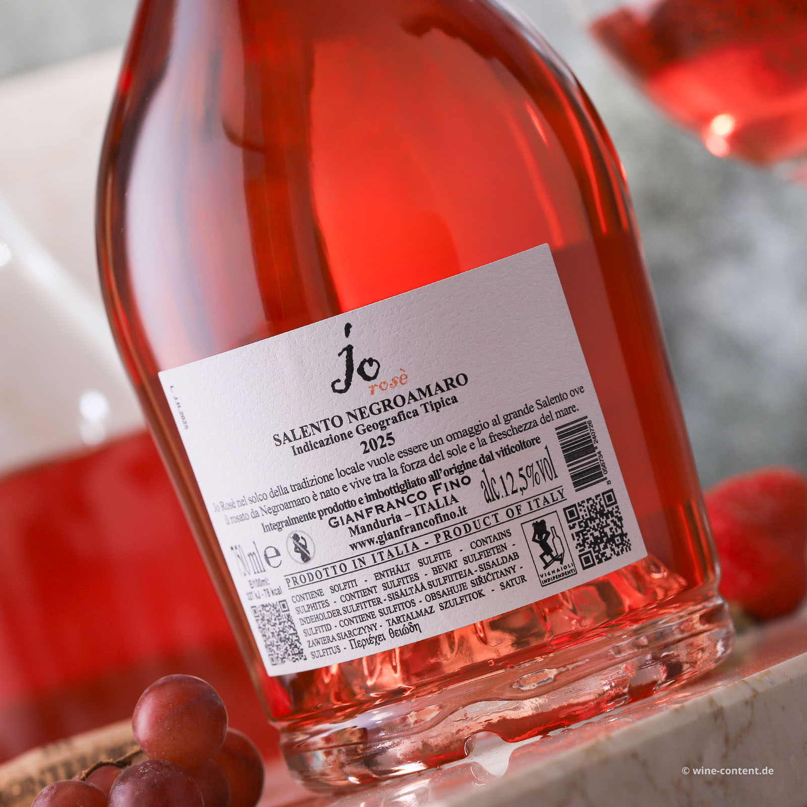 Negroamaro Salento Rosé 2025 jo