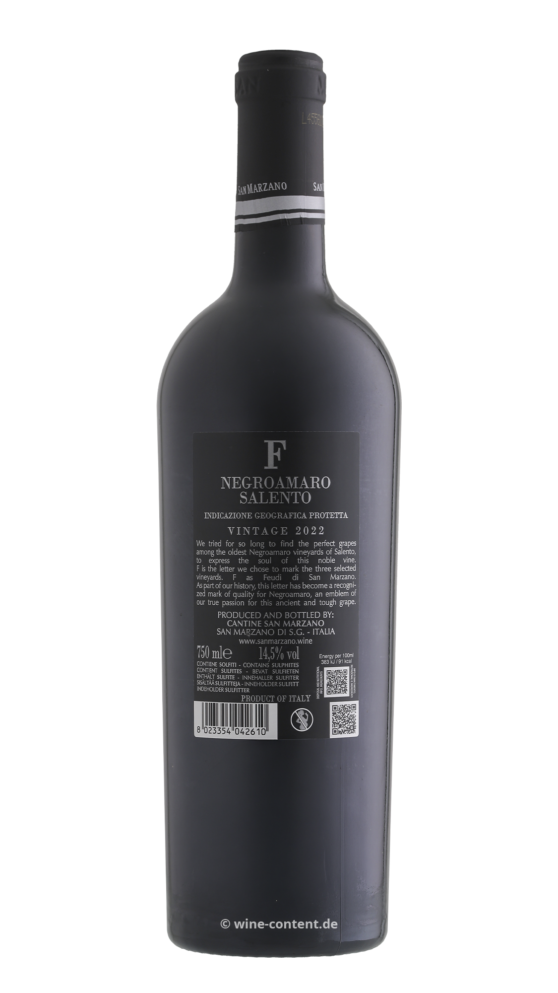 Negroamaro Salento 2022 F