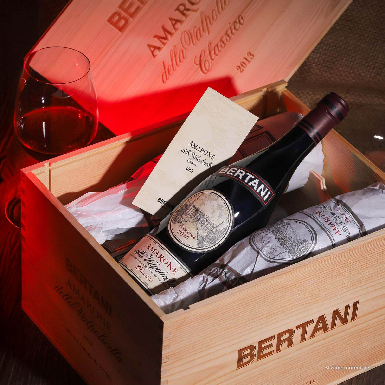 6er-Holzkiste Amarone Classico 2016
