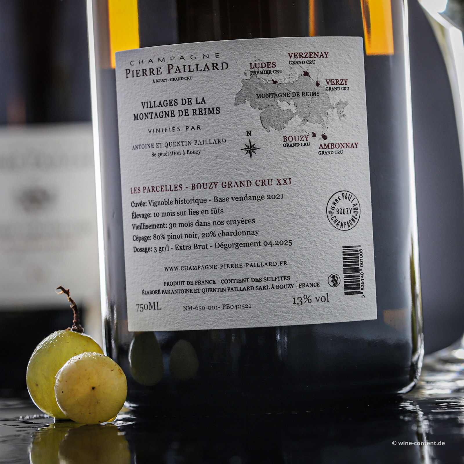 Champagner Les Parcelles Bouzy Grand Cru Extra Brut