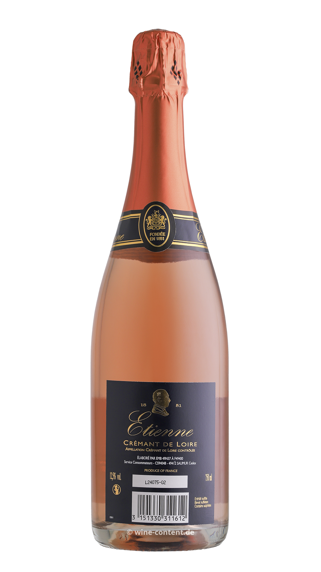 6er-Sparpaket Crémant de Loire Rosé Etienne Brut