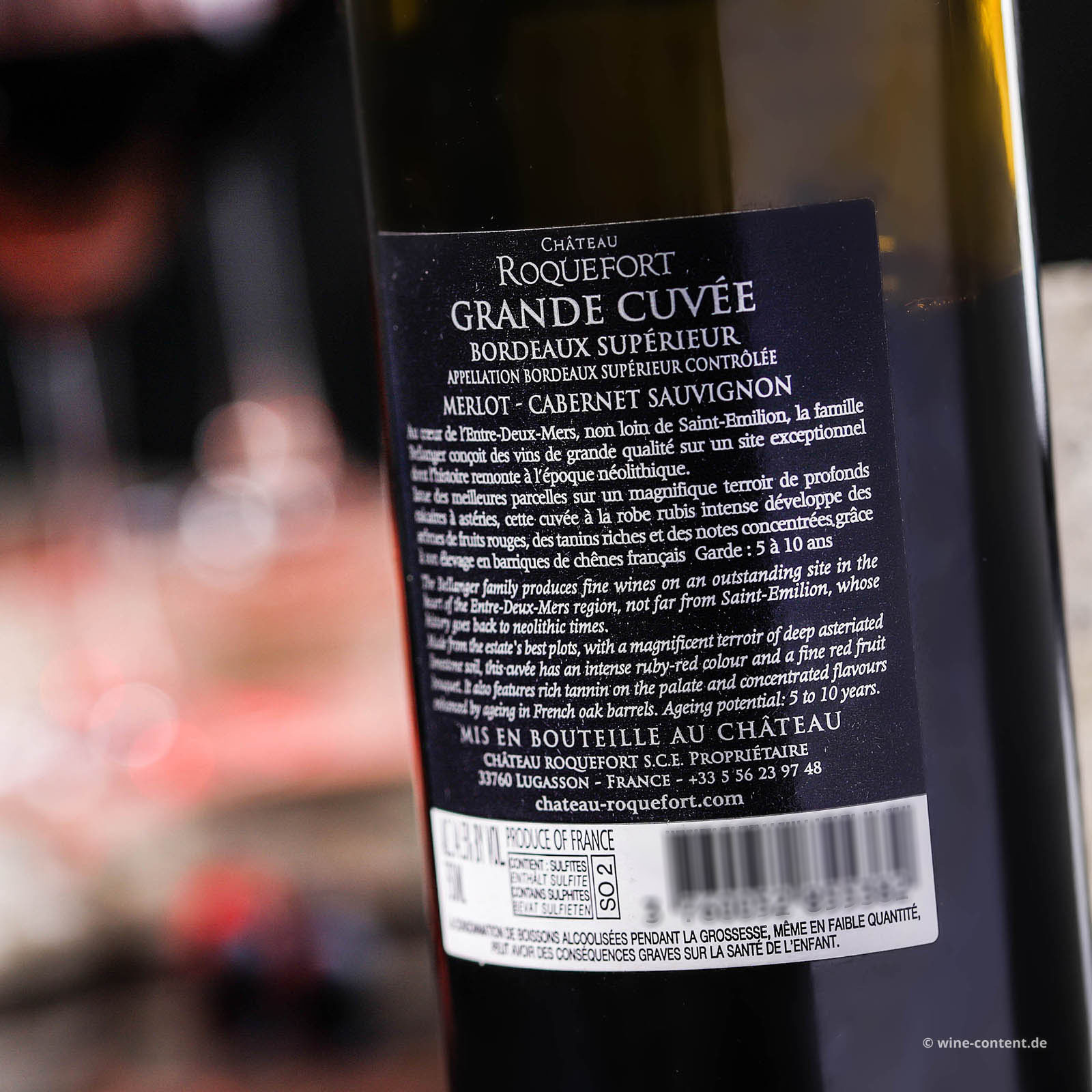 6er-Sparpaket Bordeaux Supérieur 2022 Grande Cuvée