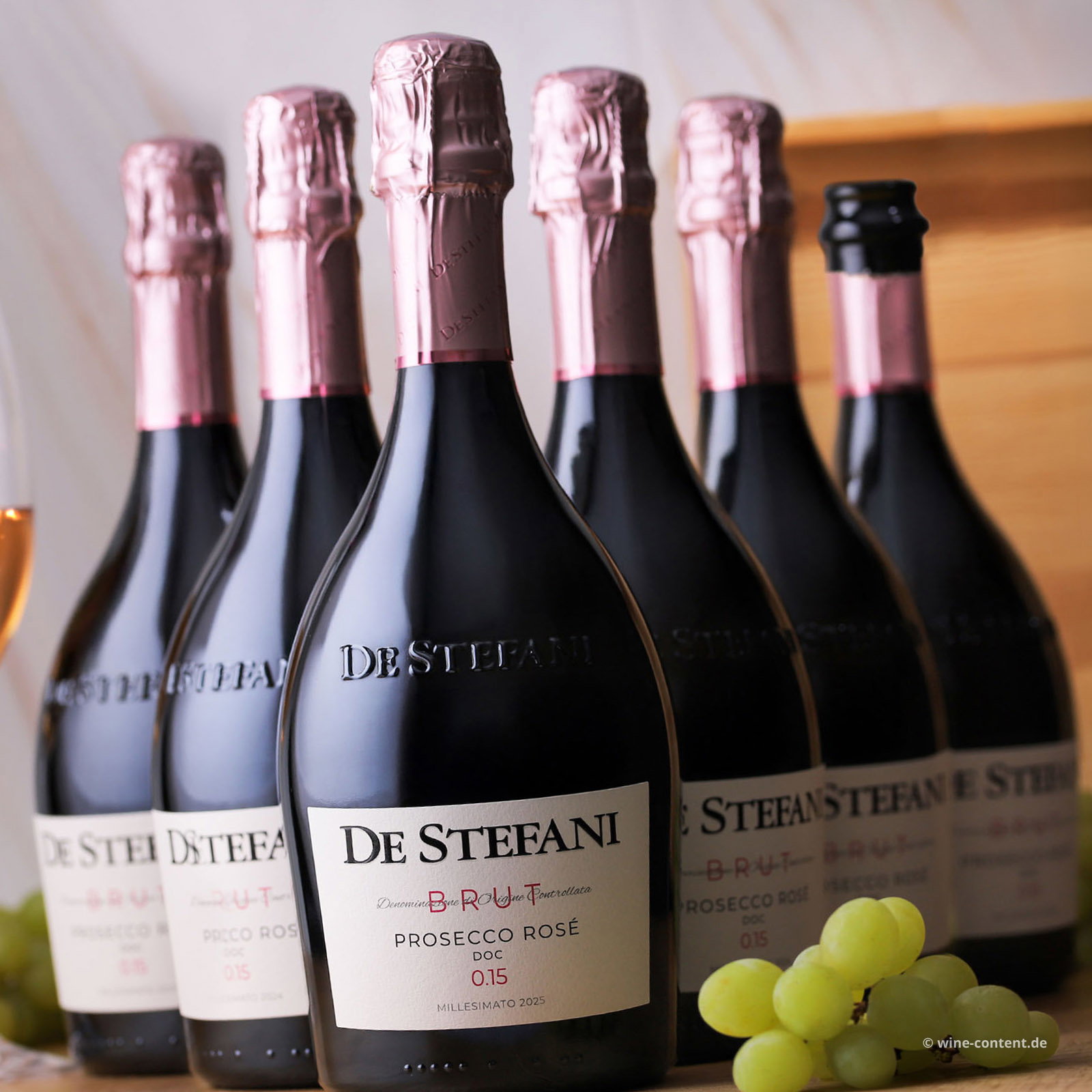 6er-Sparpaket Prosecco Rosé 2025 0.15 Brut