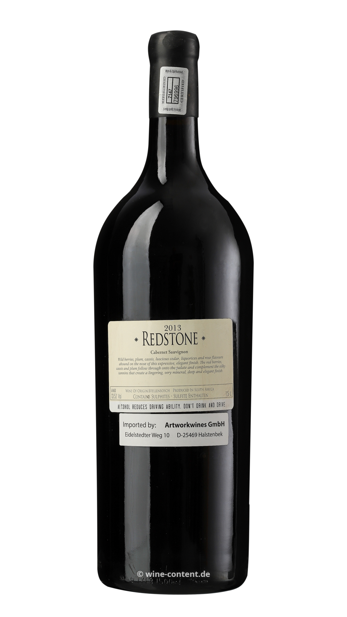Cabernet Sauvignon 2013 Redstone Magnum