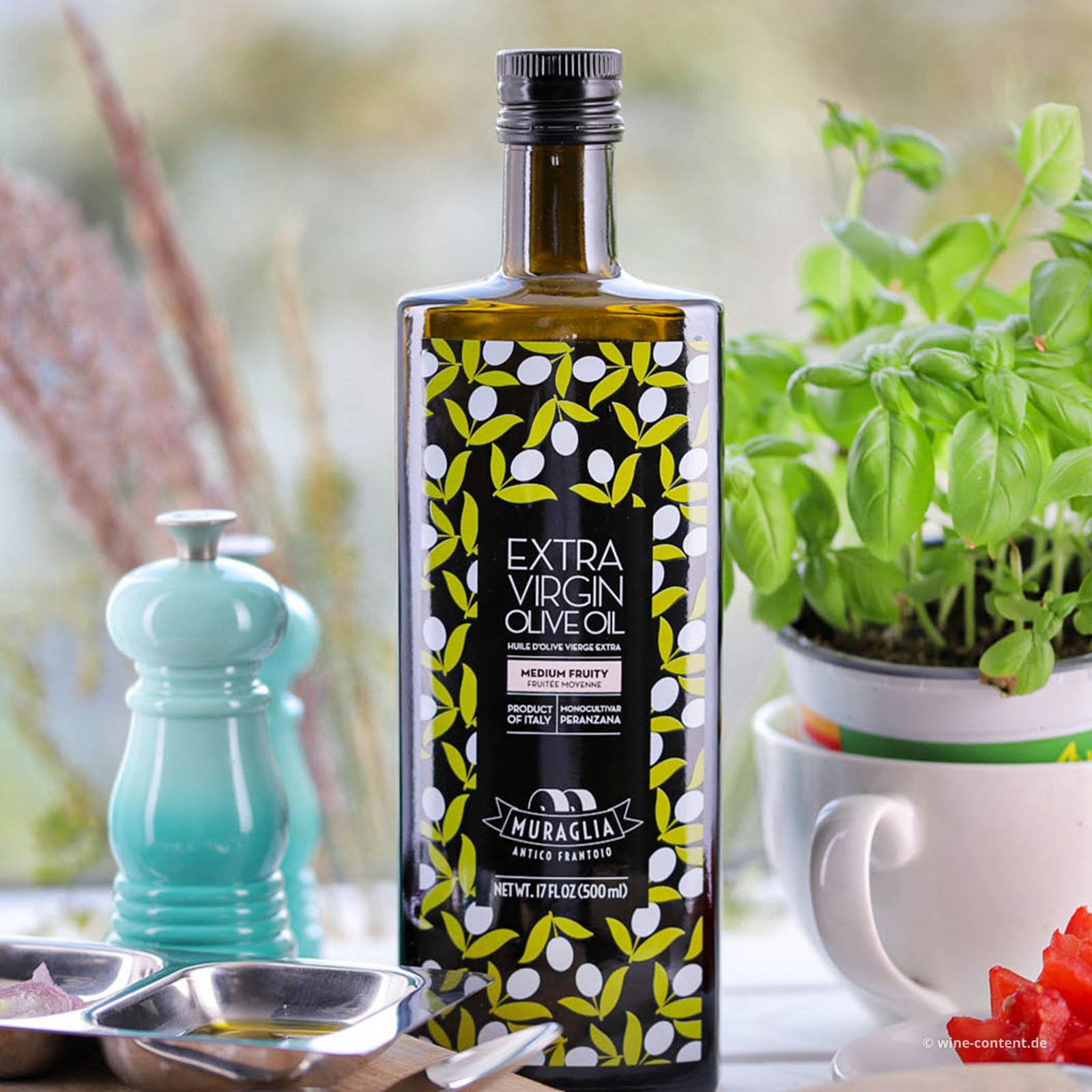Olivenöl Extra Vergine Fruttato Medio Glasflasche