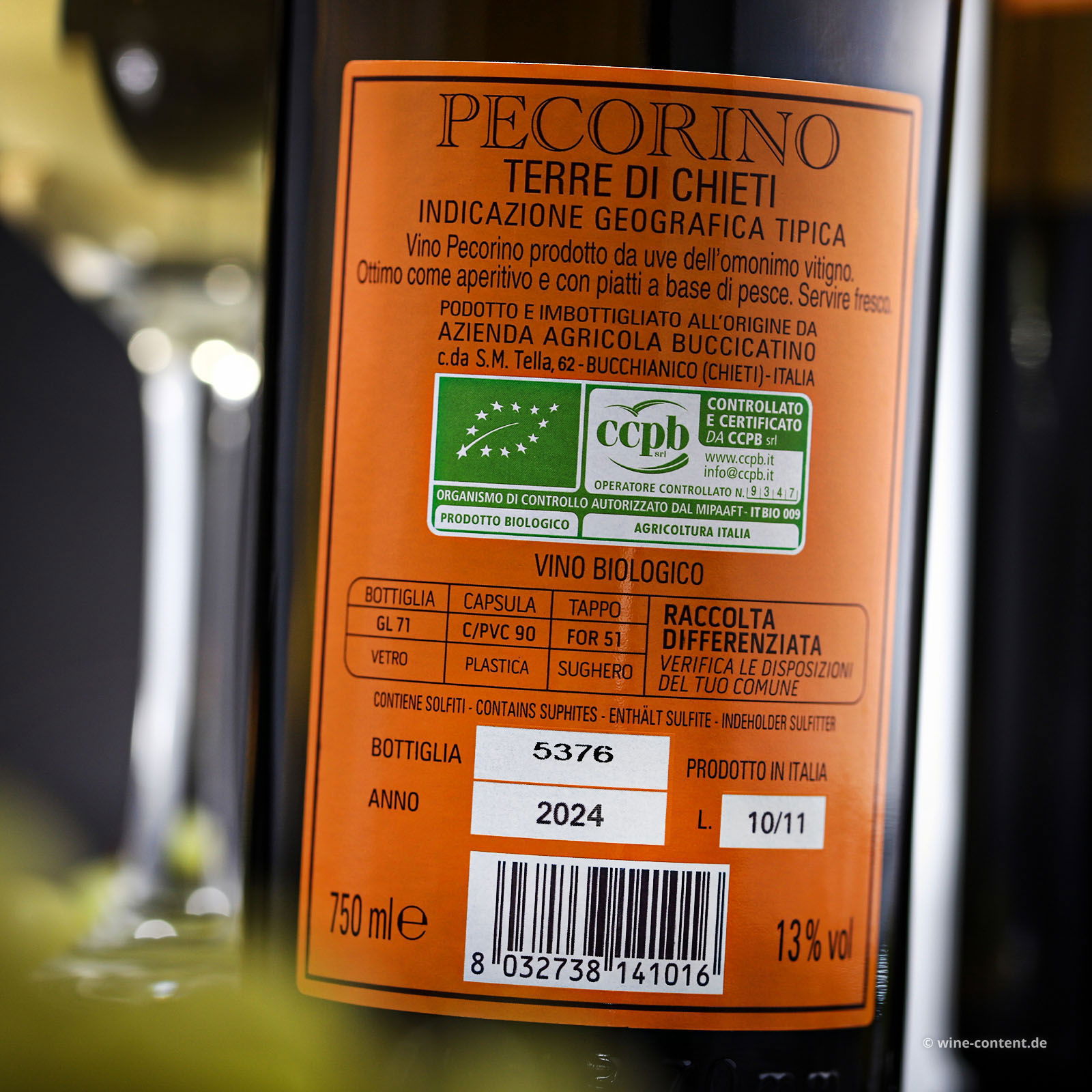 Pecorino Terre di Chieti 2024 Bio