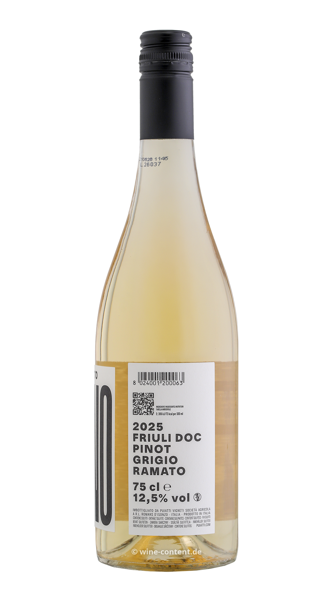 Pinot Grigio Ramato 2025 Puiattino