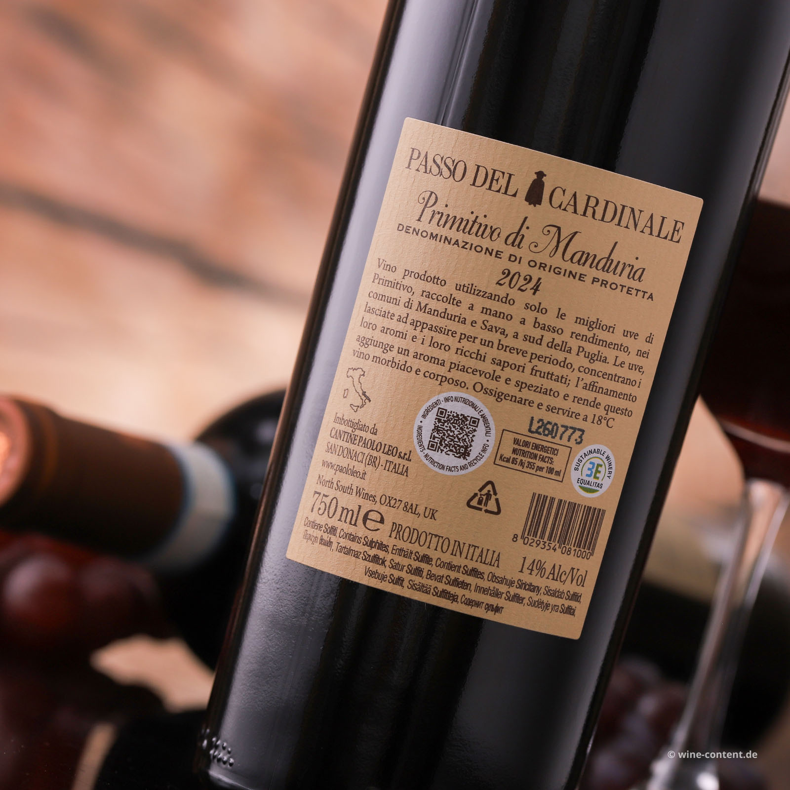 Primitivo di Manduria 2024 Passo del Cardinale